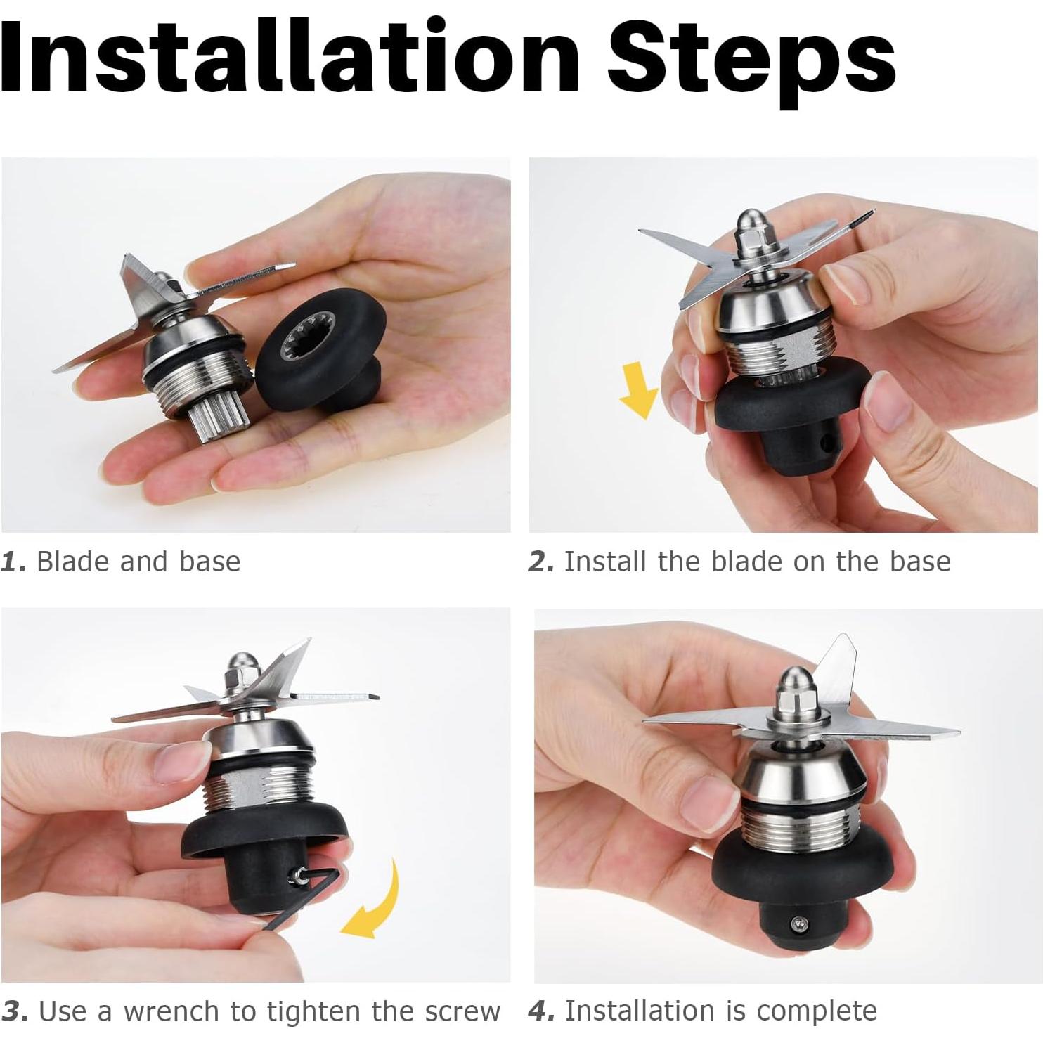 Kit de Enchufes de Mezclador Yncotte 5 Piezas para Vitamix