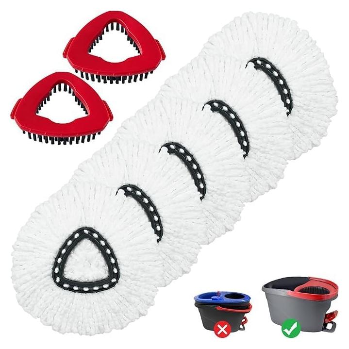 Cabezal de Mopa Giratoria GEDOH para Ocedar EasyWring - 5 Piezas