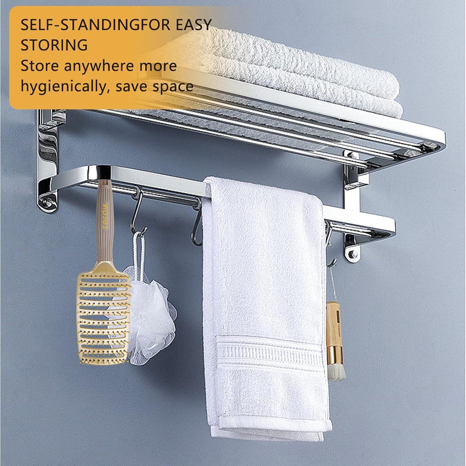 Cepillo Ventilado Curvado QIANGNI para Secado Rápido 7.62cm