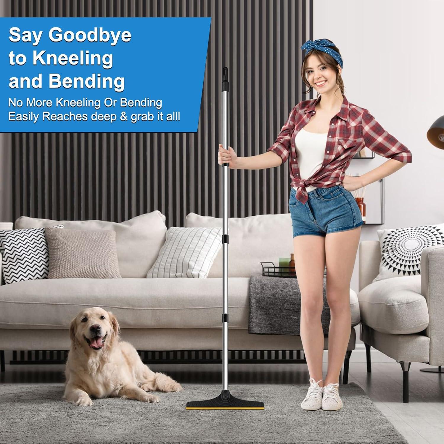 Rastrillo para Pelo de Mascotas TianQin WY con Mango Largo 152 cm