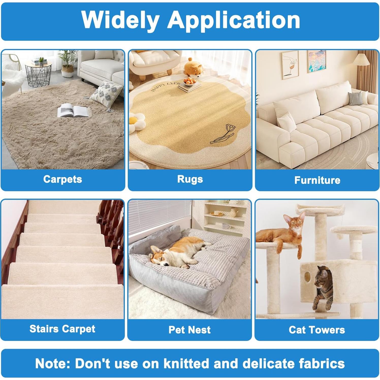 Rastrillo para Pelo de Mascotas TianQin WY con Mango Largo 152 cm