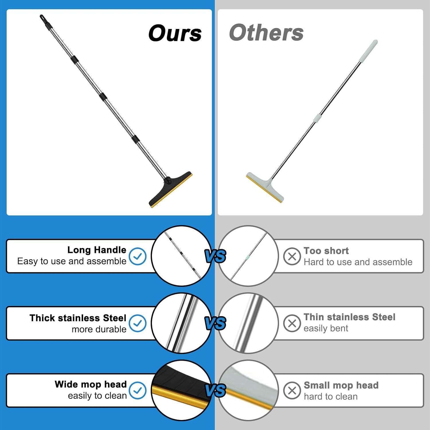 Rastrillo para Pelo de Mascotas TianQin WY con Mango Largo 152 cm