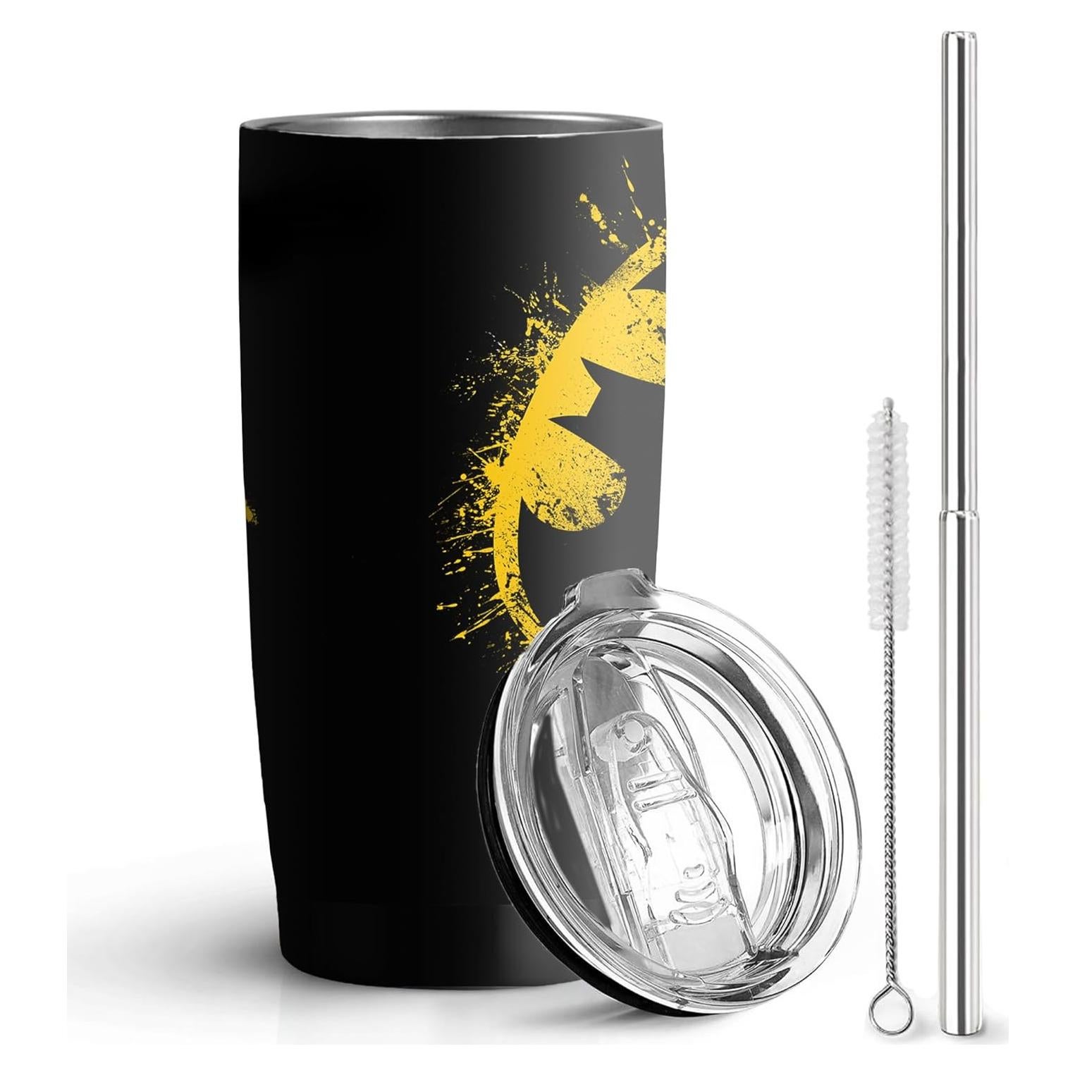 Taza de Acero Inoxidable Stylonem 20 Oz Aislada con Popote