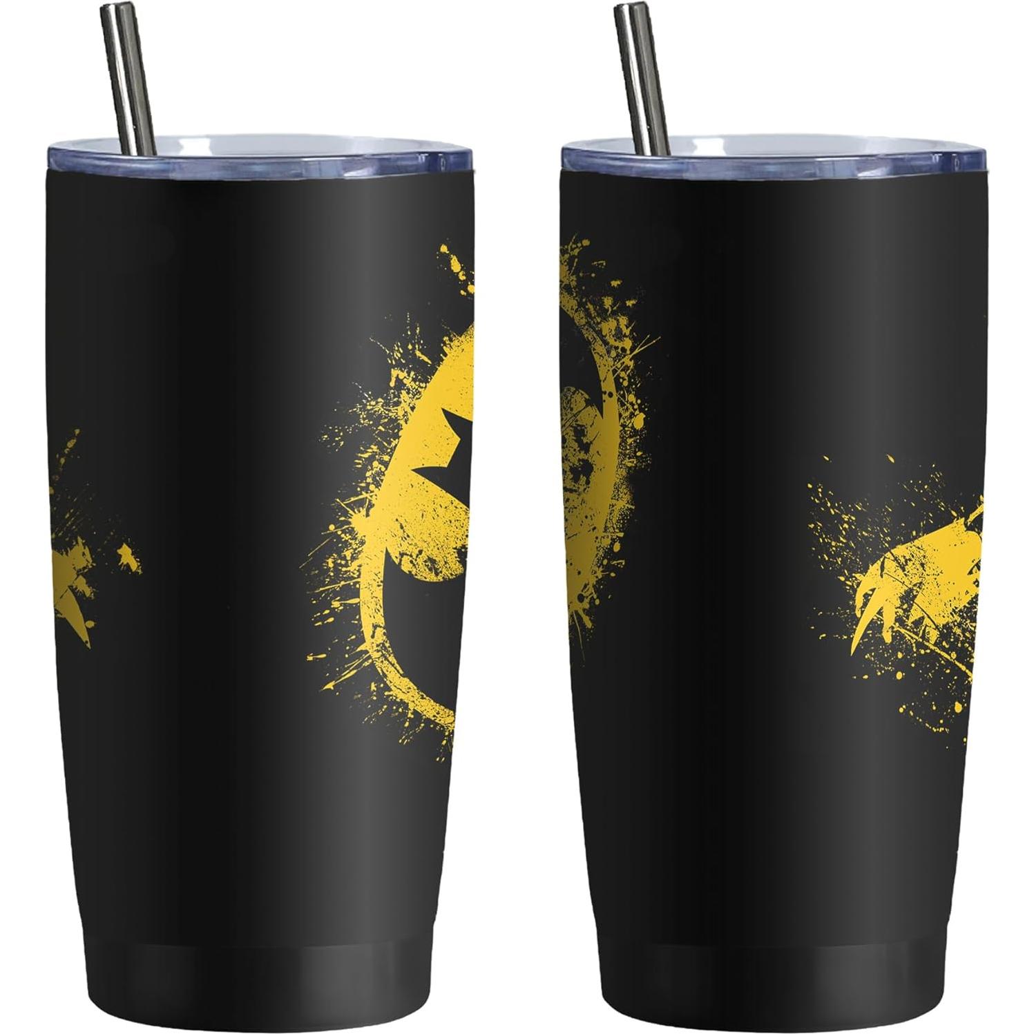 Taza de Acero Inoxidable Stylonem 20 Oz Aislada con Popote