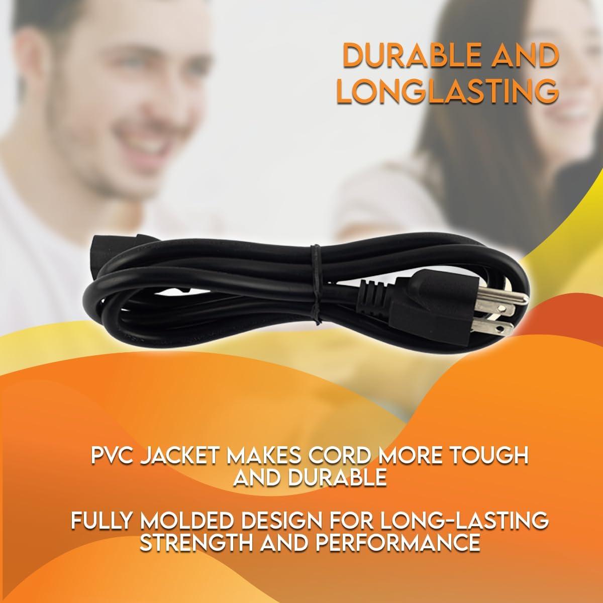 Cable de Poder Desmontable 4 pies Ceybo para Estufas Rey y Traeger