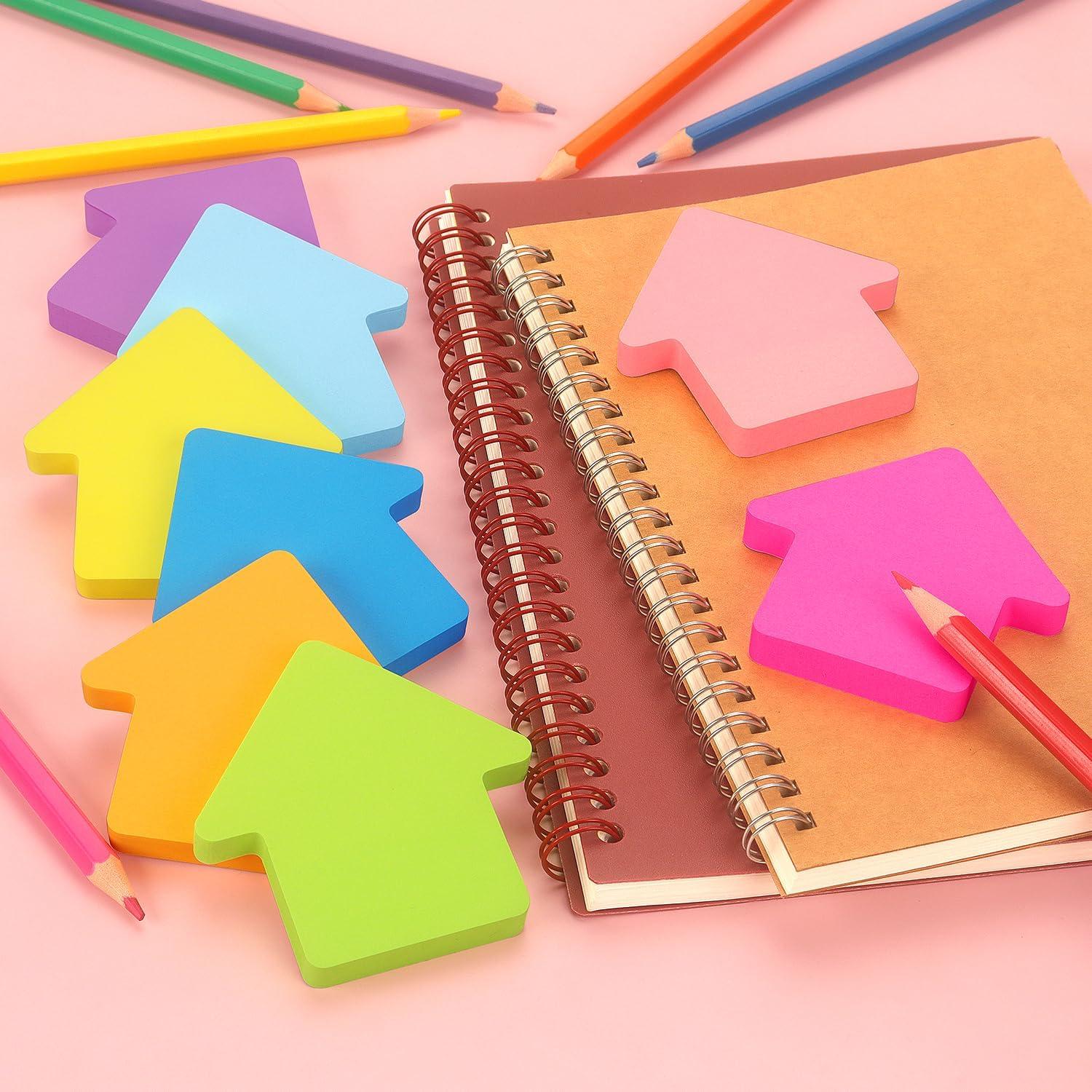 Notas Adhesivas en Forma de Flecha SIMONA 8 Colores 75 Hojas