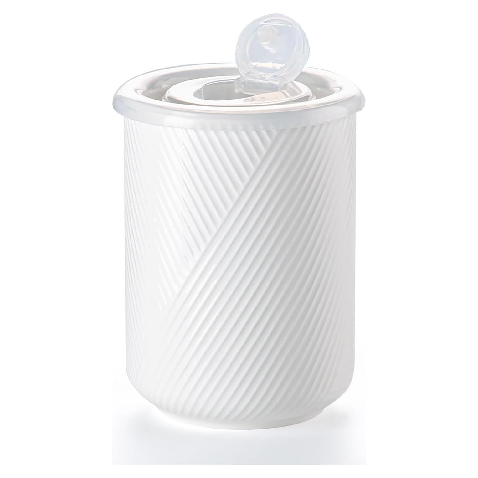 Tarros de Almacenamiento de Cerámica Herméticos 651 g - Blanco