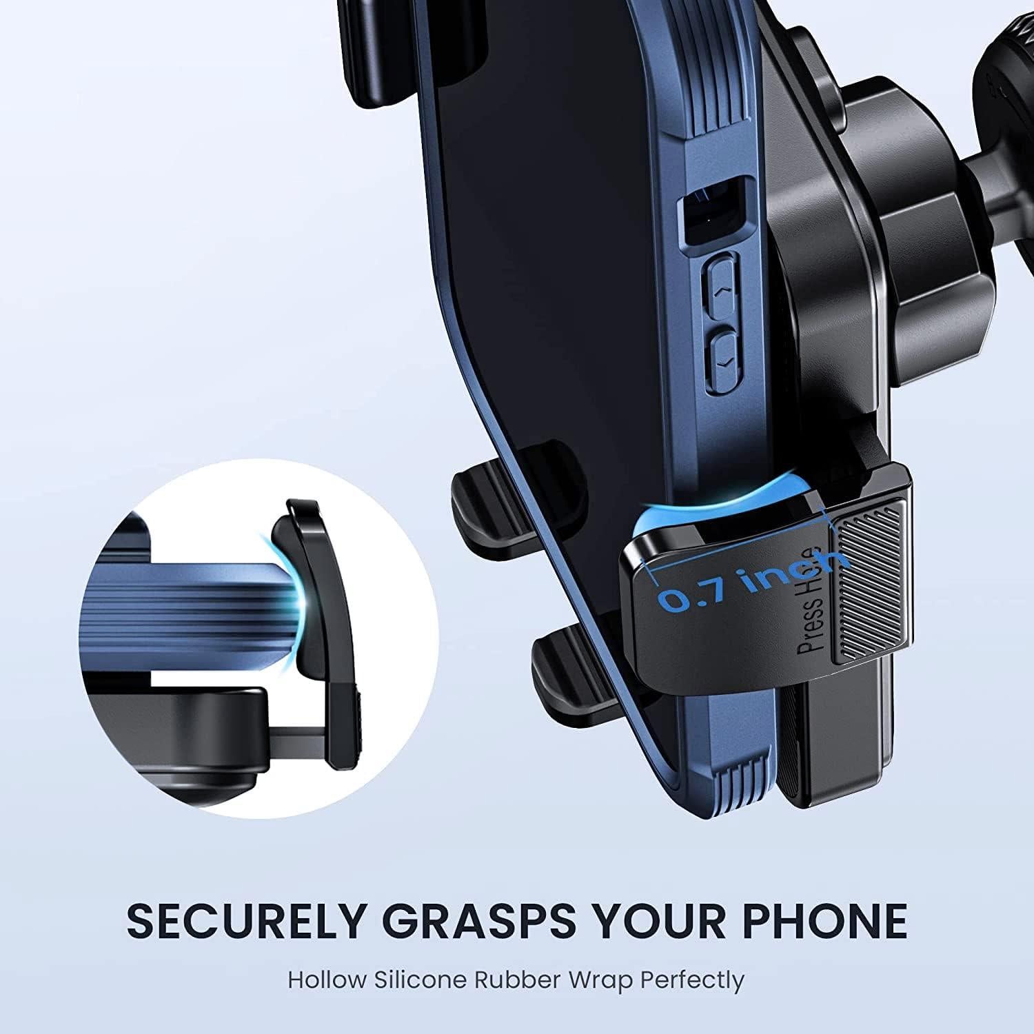 Car Vent Phone Mount for Car [Military-Grade Hook Clip] Phone Stand for Car [Thick Cases Friendly] Air Vent Clip Cell Phone Holder for Smartphone, iPhone, Automobile Cradles Universal