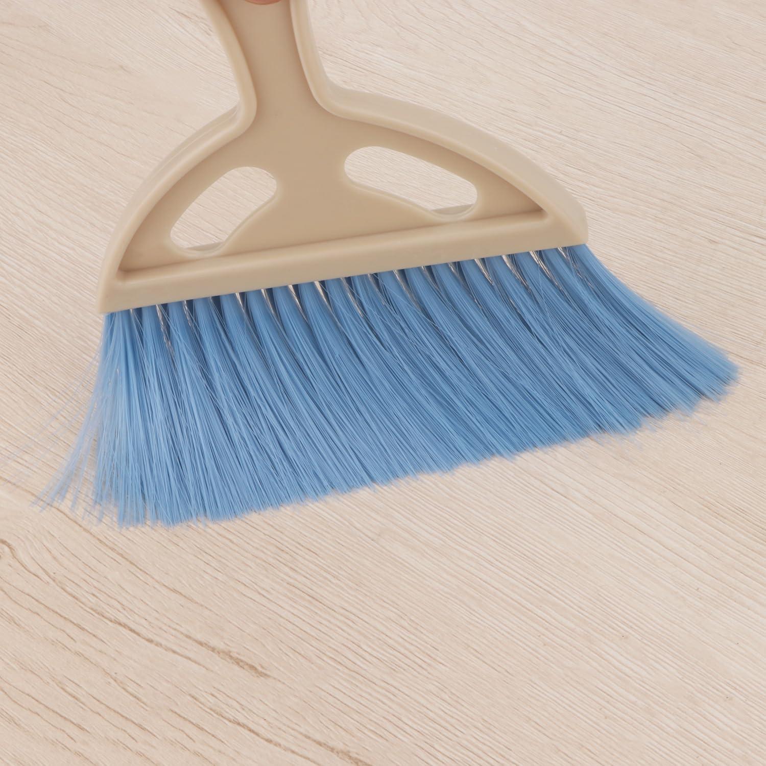 Juego de Escoba y Recogedor Mini Brosay Azul Portátil