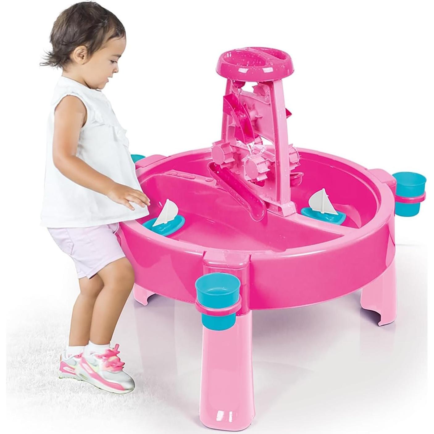 Mesa de Actividad 3-en-1 Dolu Unicornio Rosa 98x98cm