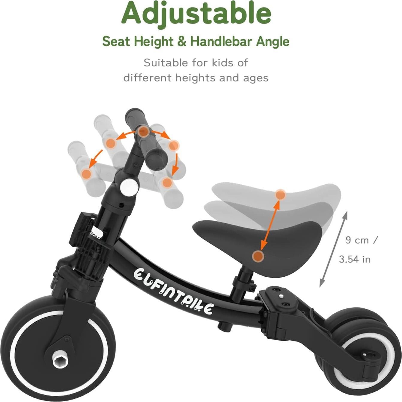 Triciclo Besrey 3 en 1 para Niños 10 Meses a 4 Años