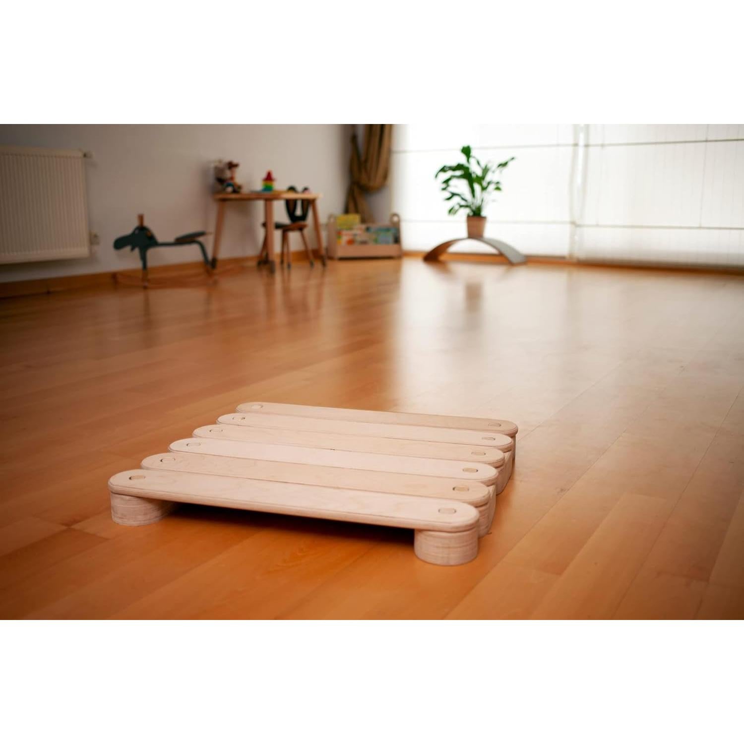 Vigas de Equilibrio de Madera Montessori 2 Piezas para Niños