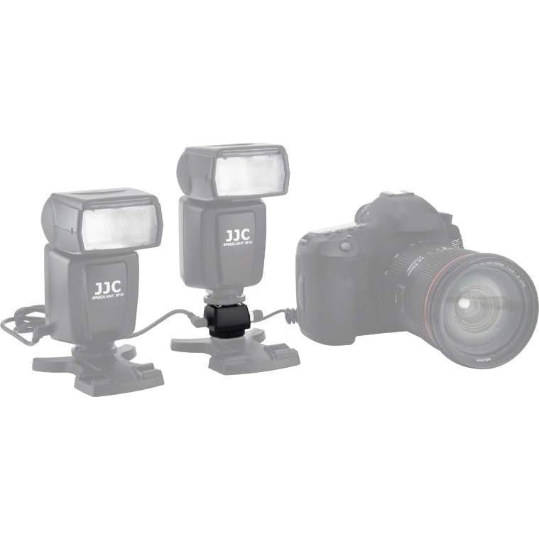 Adaptador de zapata caliente JJC JSC9 con conexión PC y 3.5mm