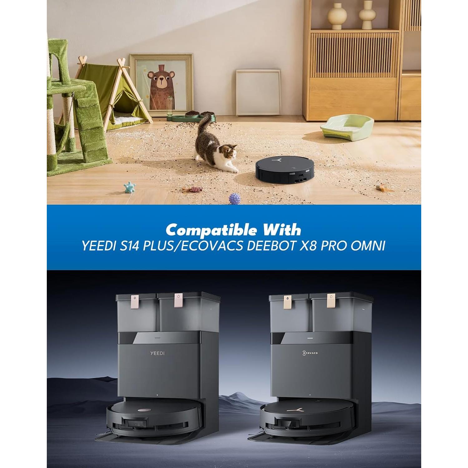 Kit de Accesorios 16 Piezas para ECOVACS DEEBOT X8 PRO OMNI