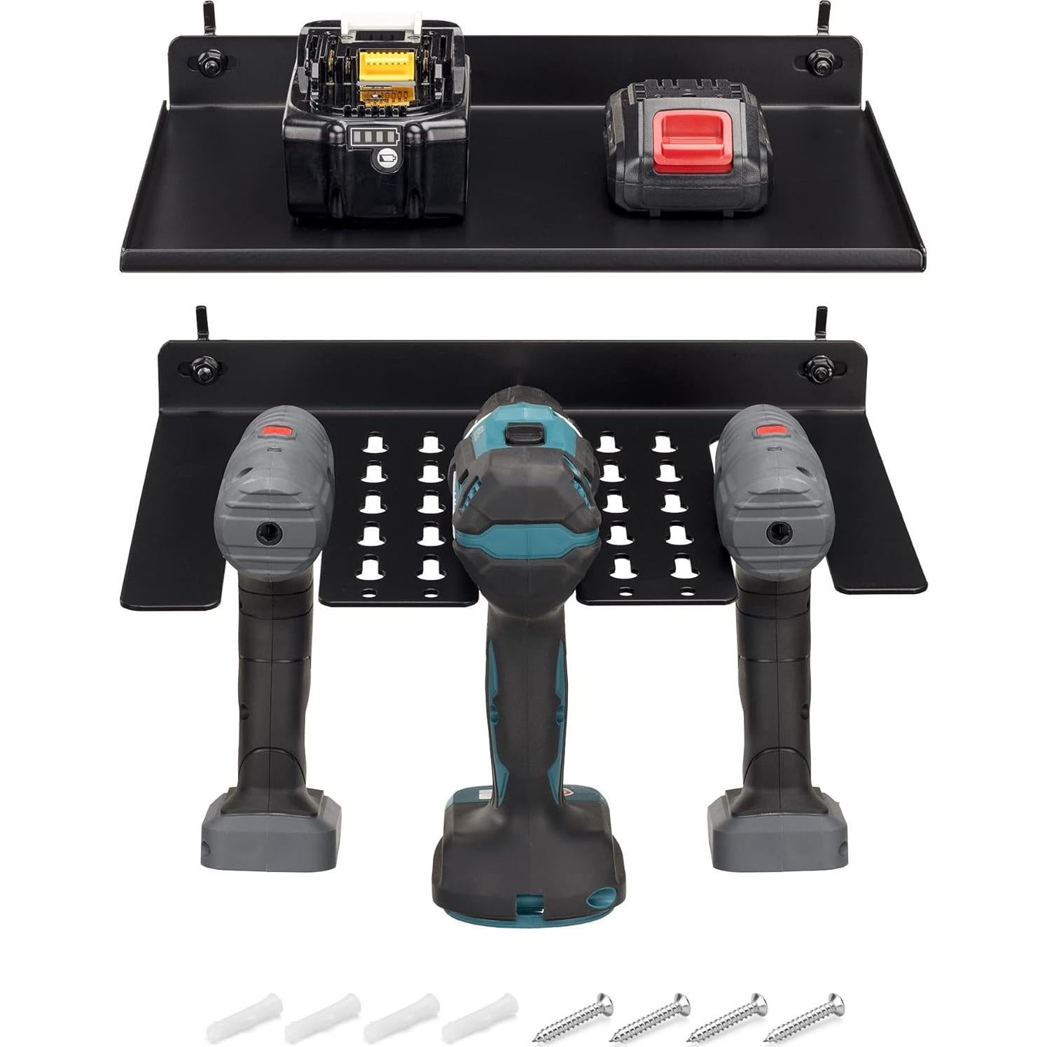 Soporte y Estante para Taladro Navaris - Almacenamiento de Herramientas