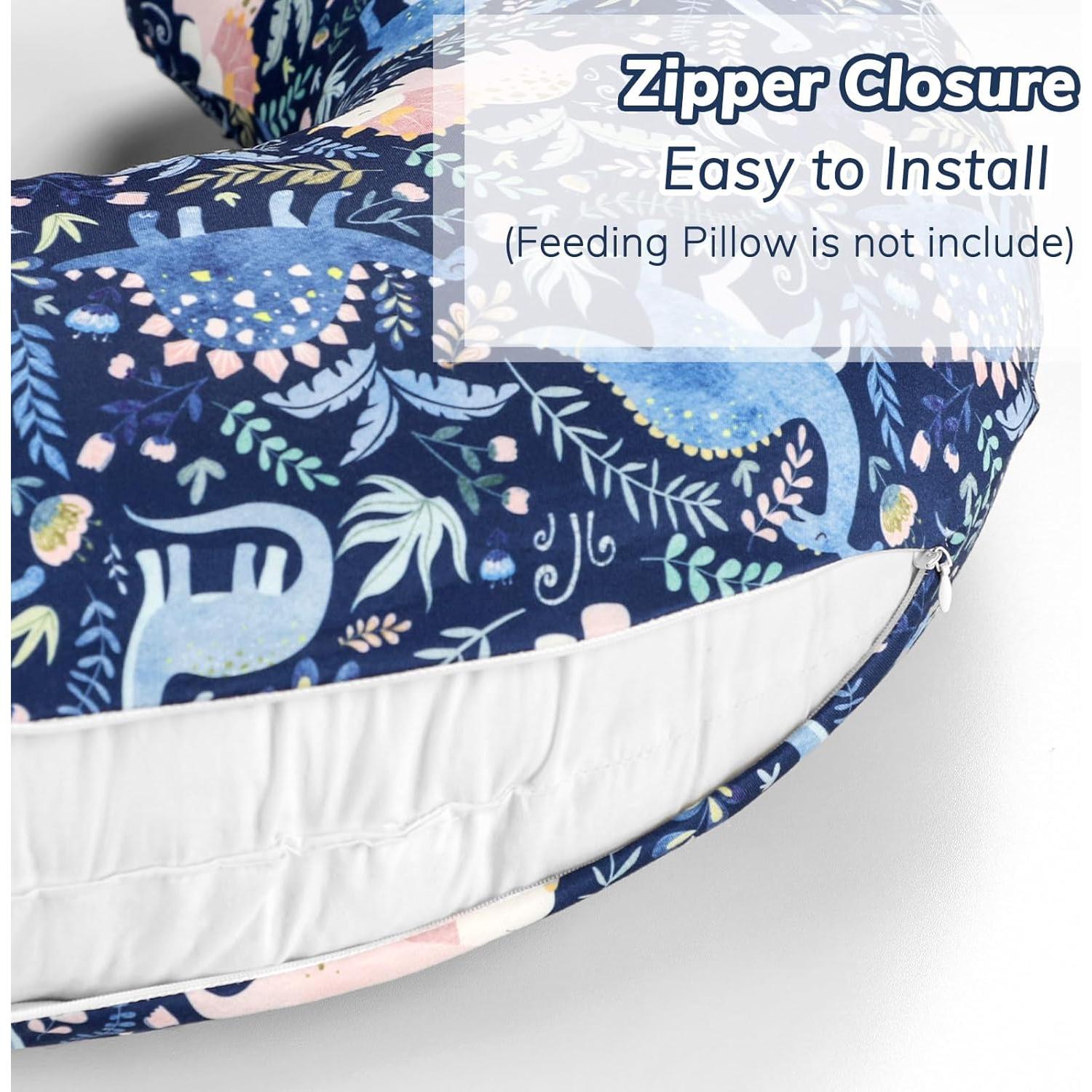 Funda de Almohada de Lactancia Pea Pod 2 Piezas Dinosaurio