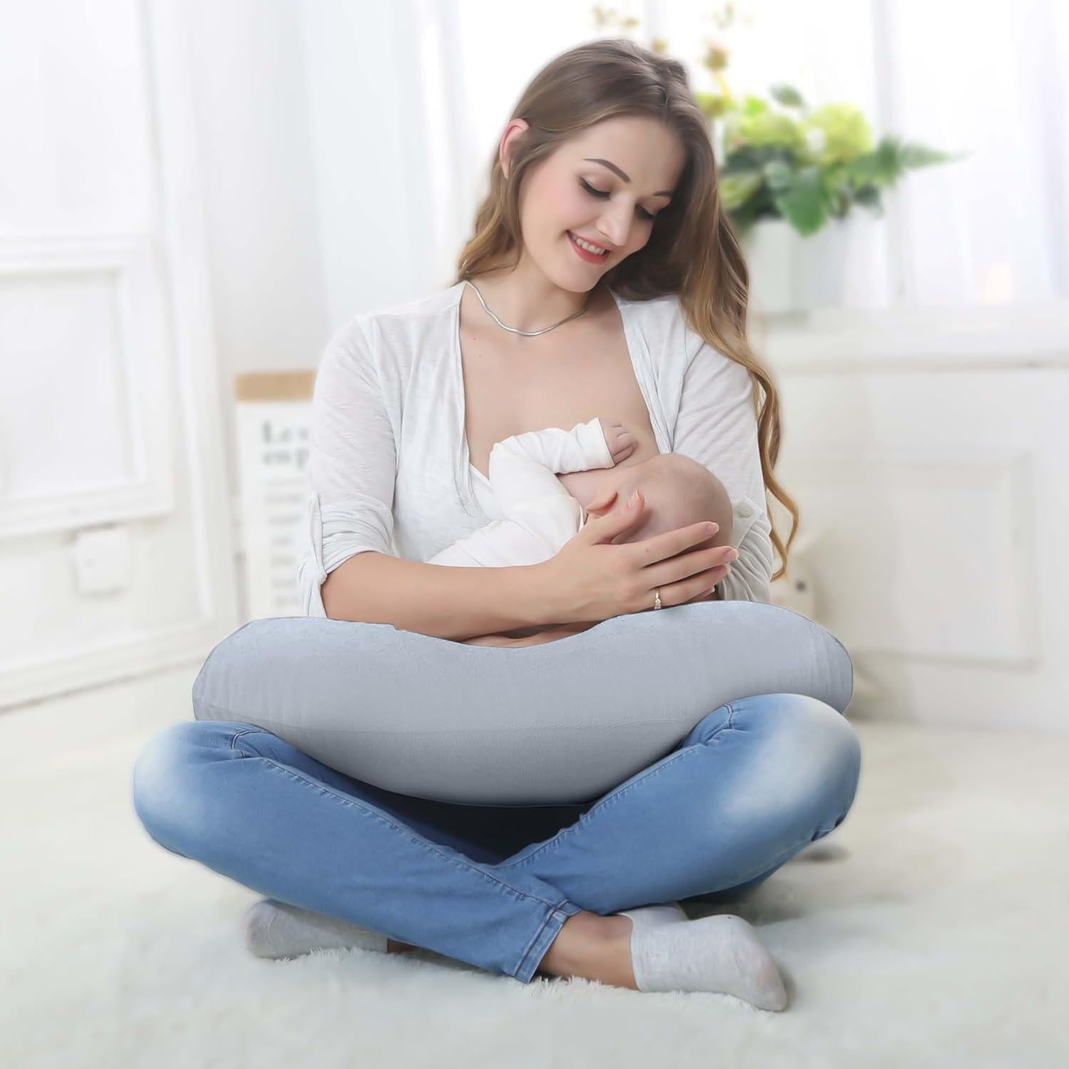 Funda de Almohada Impermeable Winmany para Lactancia 57x45 cm