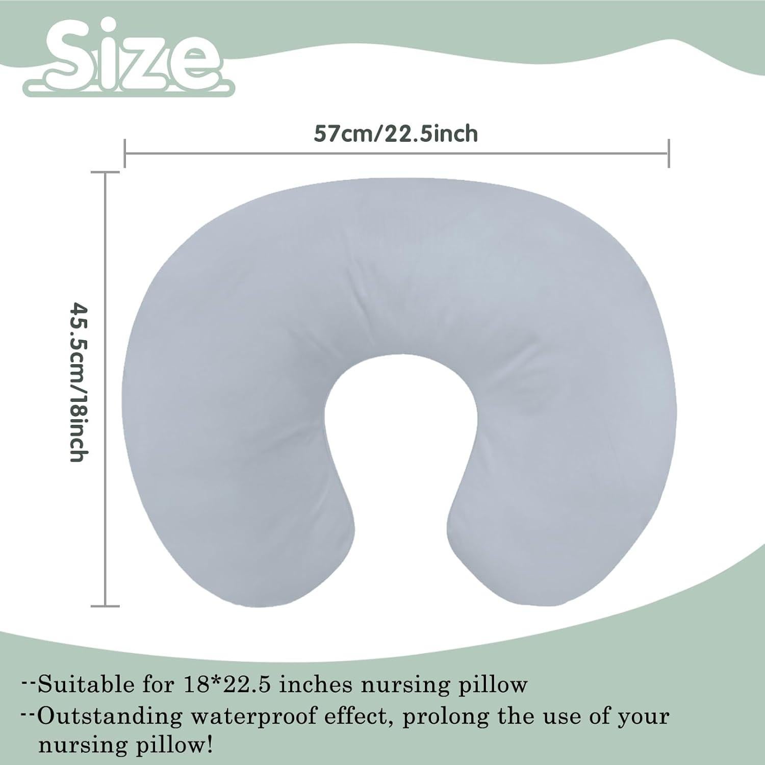 Funda de Almohada Impermeable Winmany para Lactancia 57x45 cm