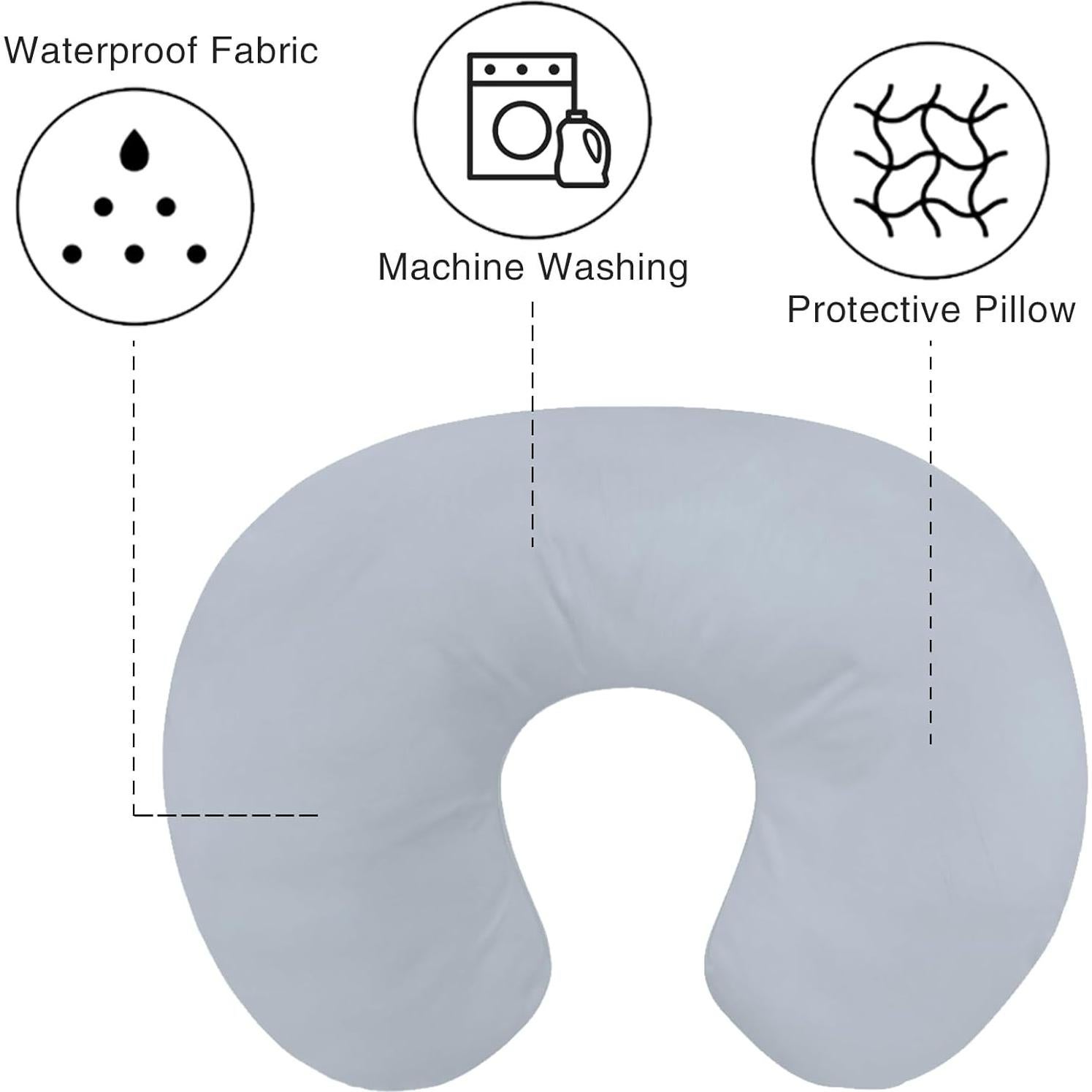 Funda de Almohada Impermeable Winmany para Lactancia 57x45 cm