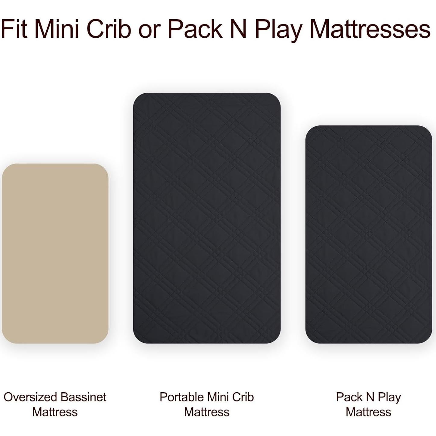 Protector de Colchón Impermeable David's Kids Cuna Mini 2 Pack