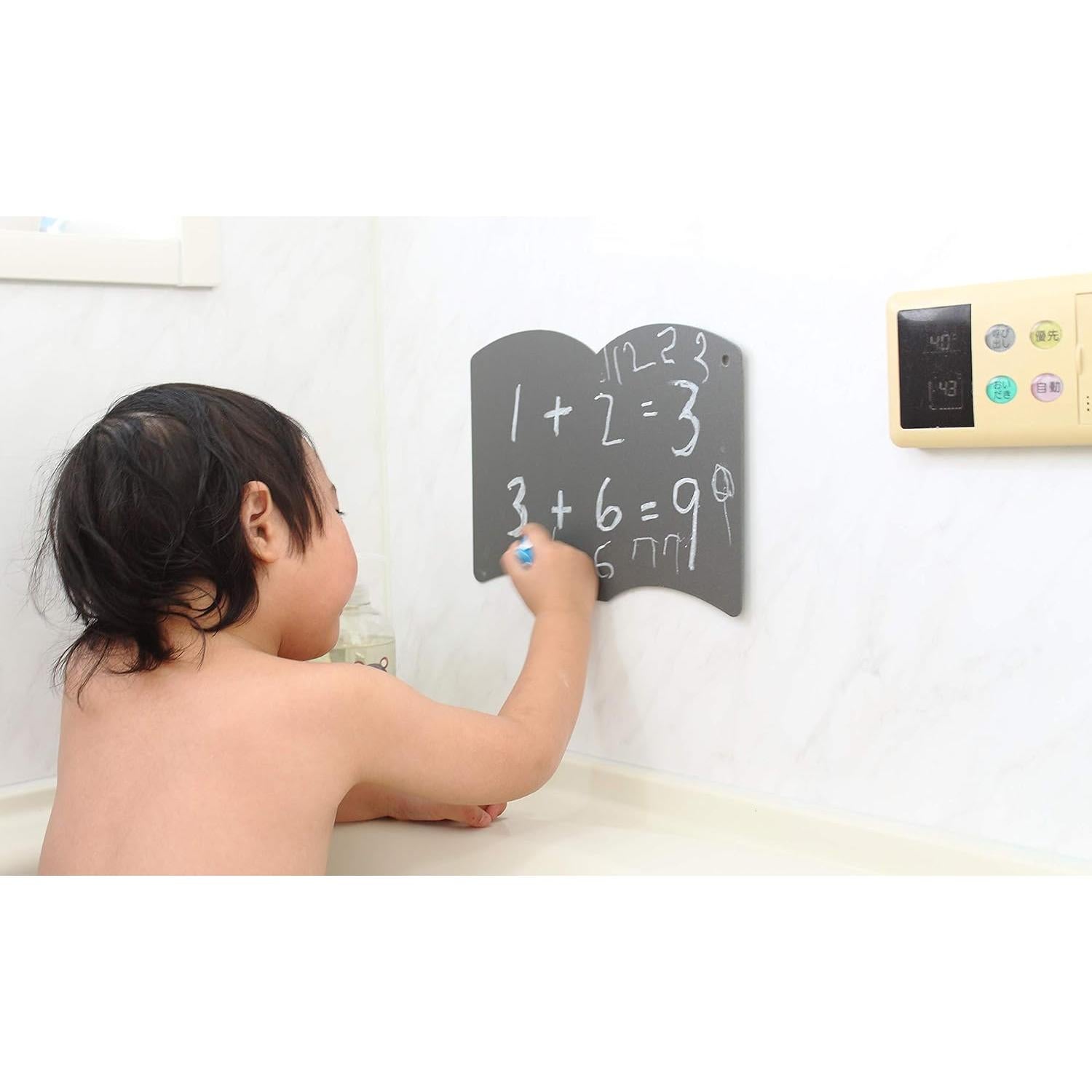 Kitpas Crayón de Baño Lavable con Tablero Flotante 80g