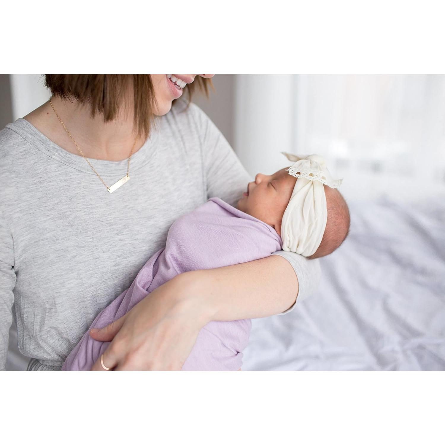 Manta de Envolver Copper Pearl Lirio 116.8 cm Suave y Elástica