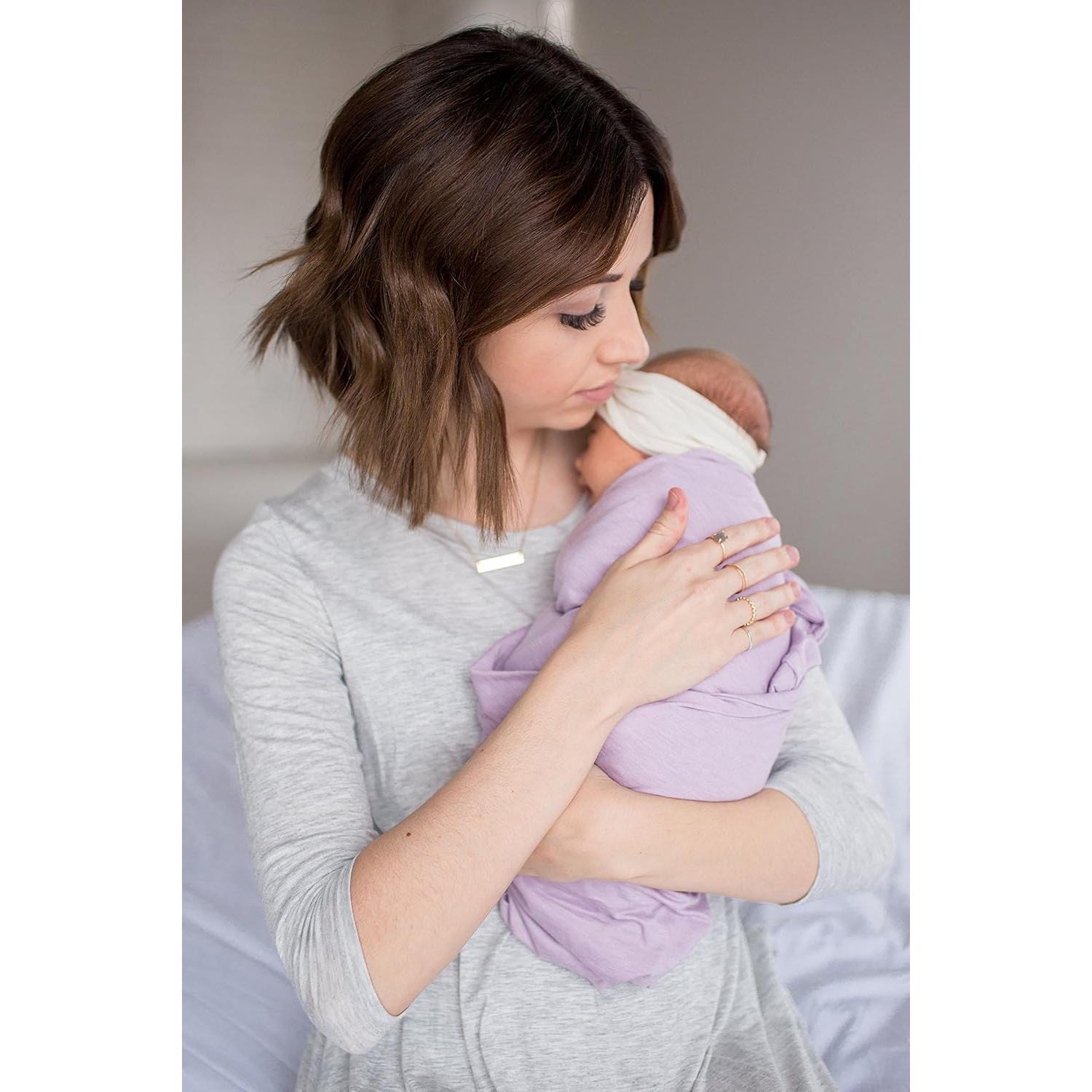 Manta de Envolver Copper Pearl Lirio 116.8 cm Suave y Elástica