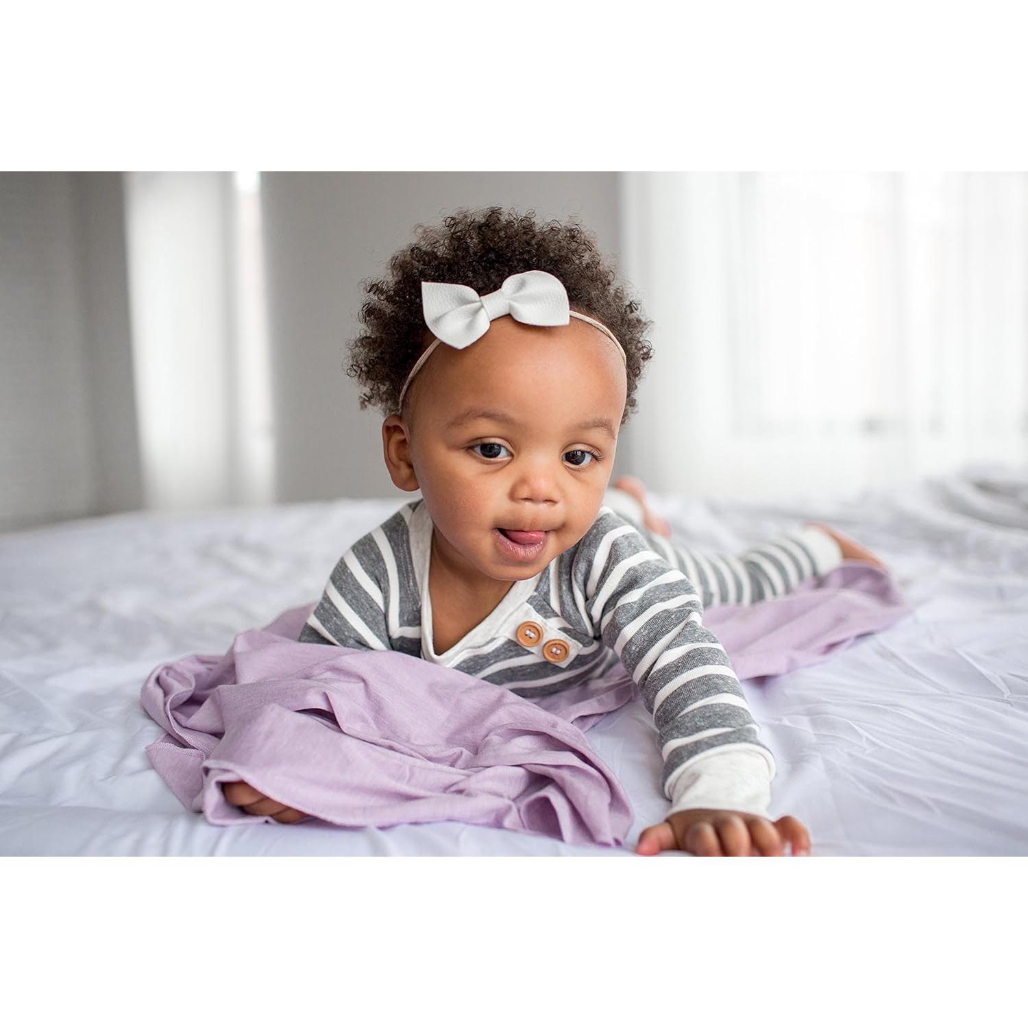 Manta de Envolver Copper Pearl Lirio 116.8 cm Suave y Elástica