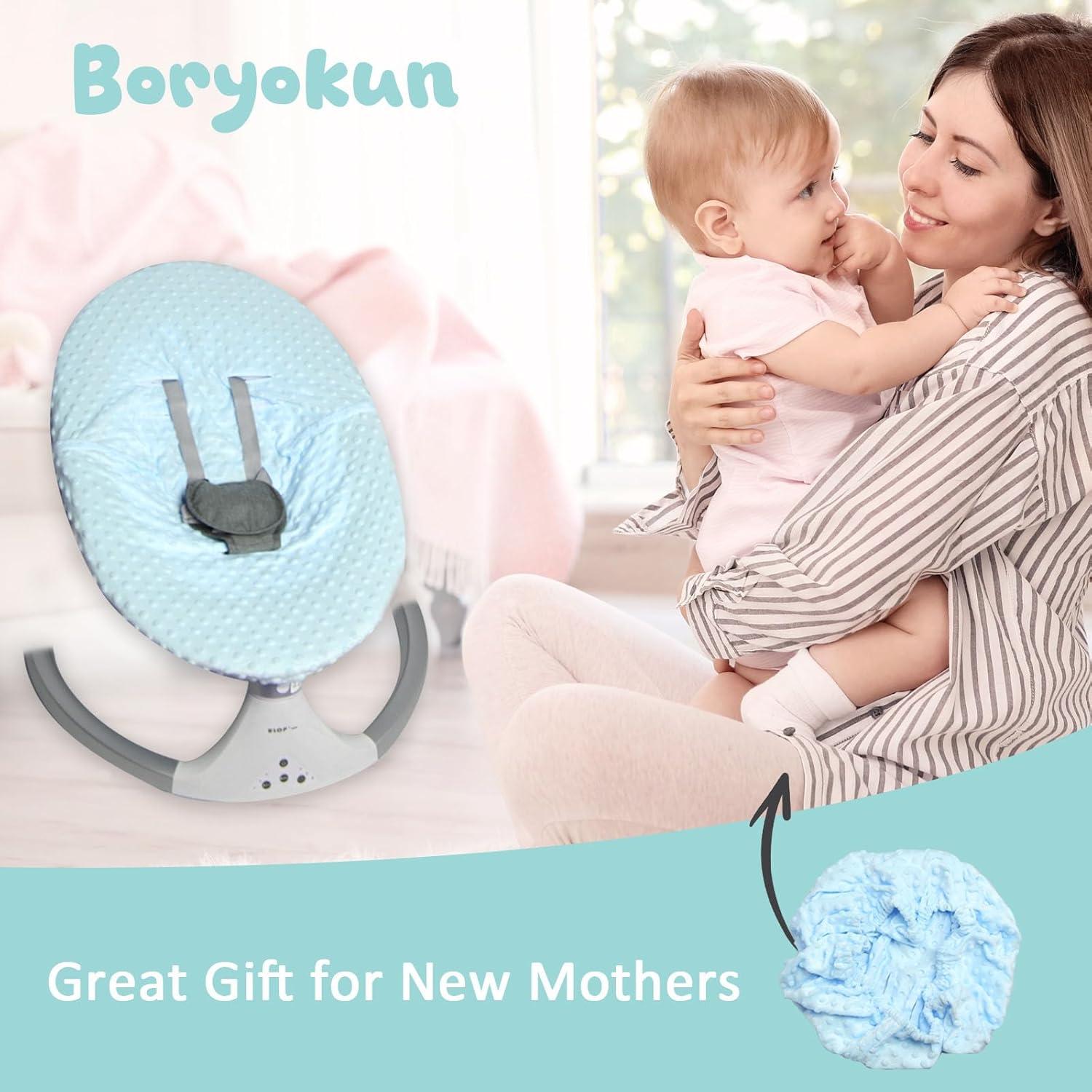 Funda para Asiento de Auto Bebé Boryokun Ajuste Universal Azul