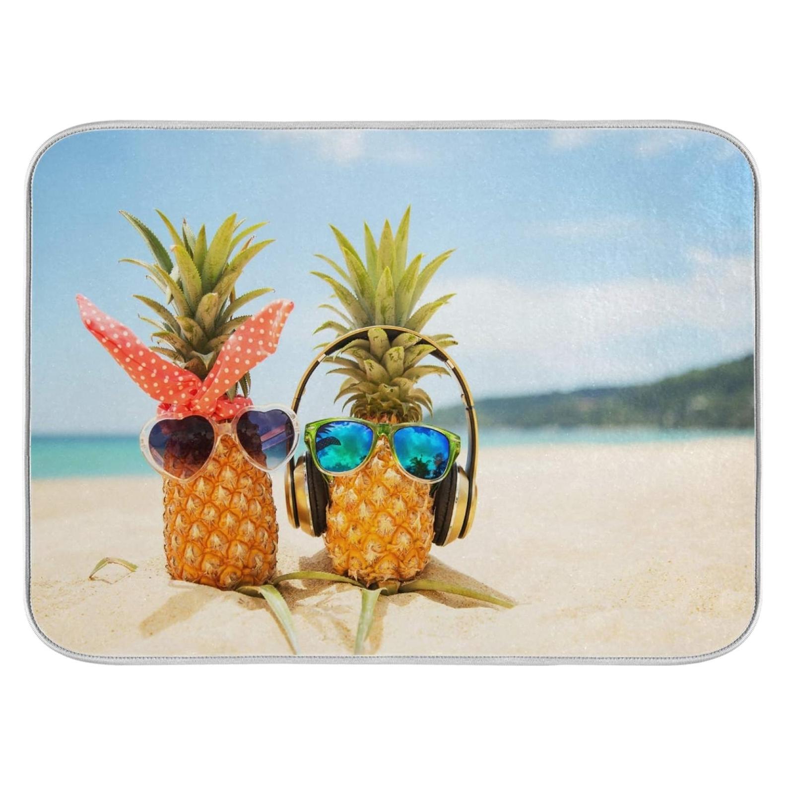 Alfombrilla de Secado de Platos QUGRL 16x18 cm Absorbente