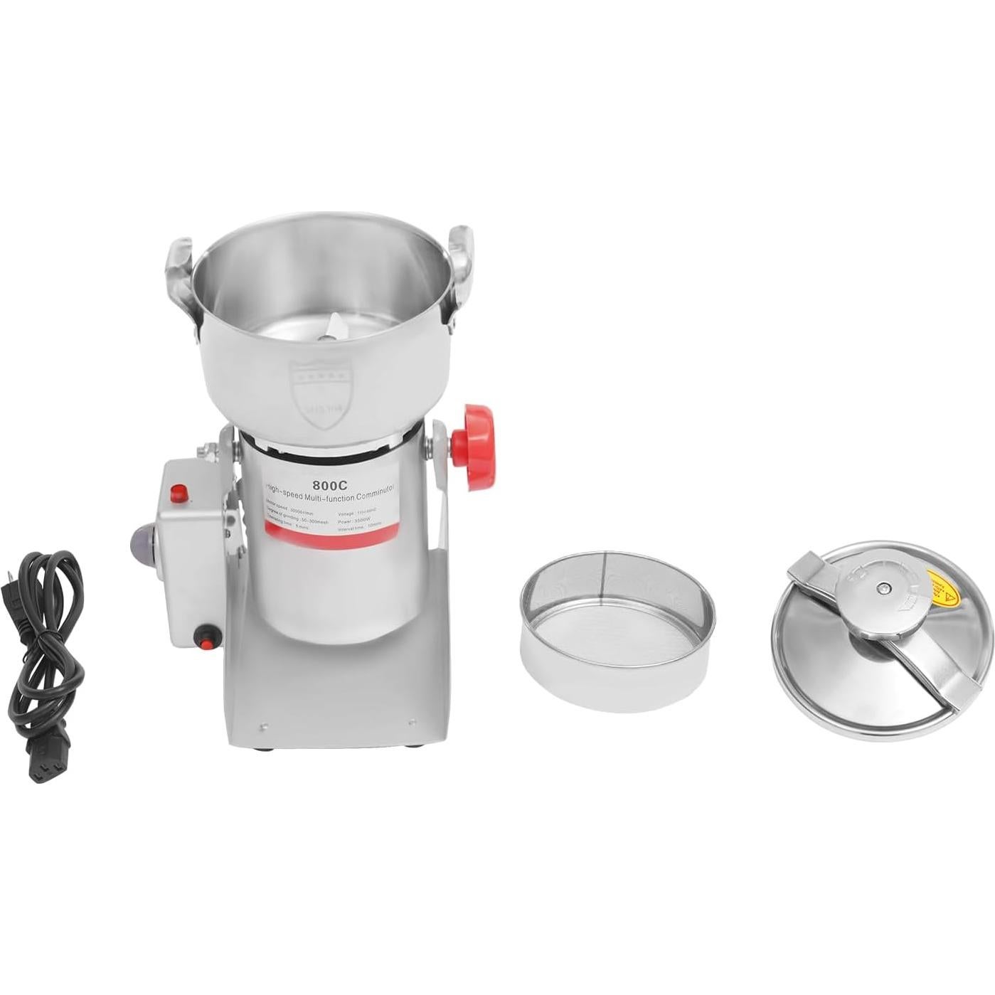 Molino de Granos Eléctrico DYRABREST 800g 3500W Alta Velocidad