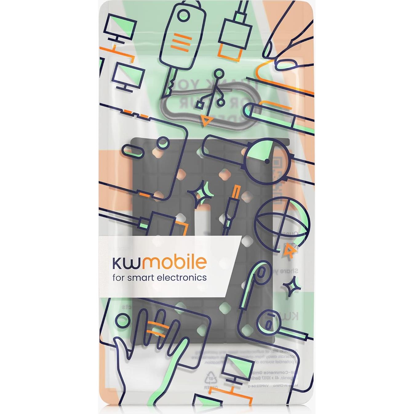 Funda de Silicona kwmobile para Samsung T7 SSD Portátil - Negra