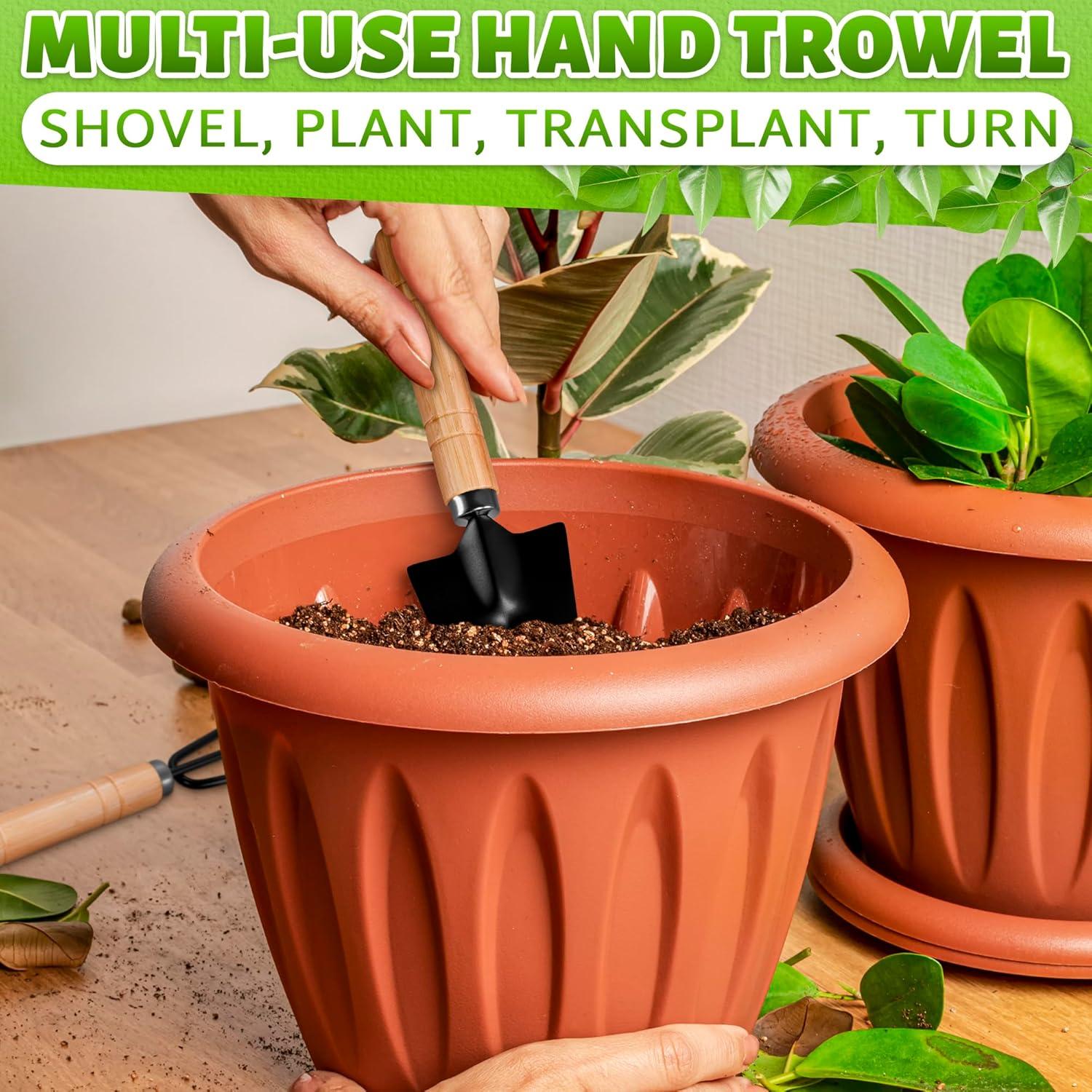 Juego de Herramientas de Jardín ZOKLU 3 Piezas Ergonómicas