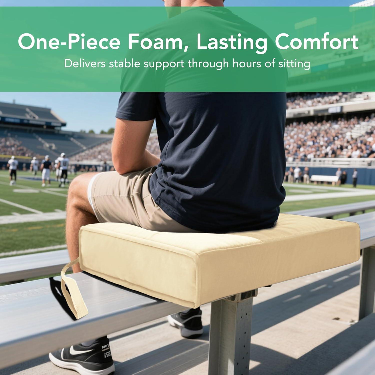 Codi Almohadilla de Asiento Beige 2 Pack Impermeable