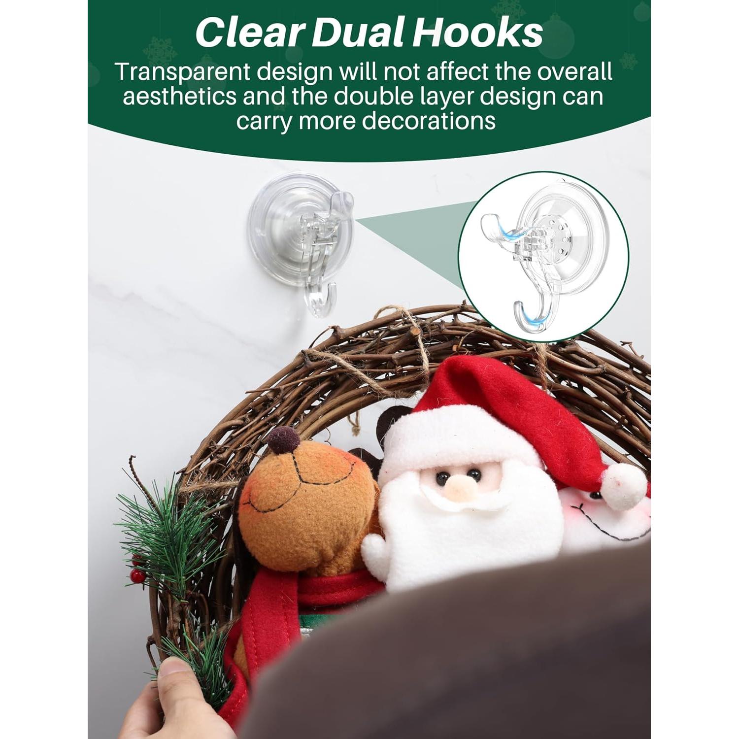 Ganchos de Ventosa AENTGIU para Corona - Paquete de 5 - 5 kg