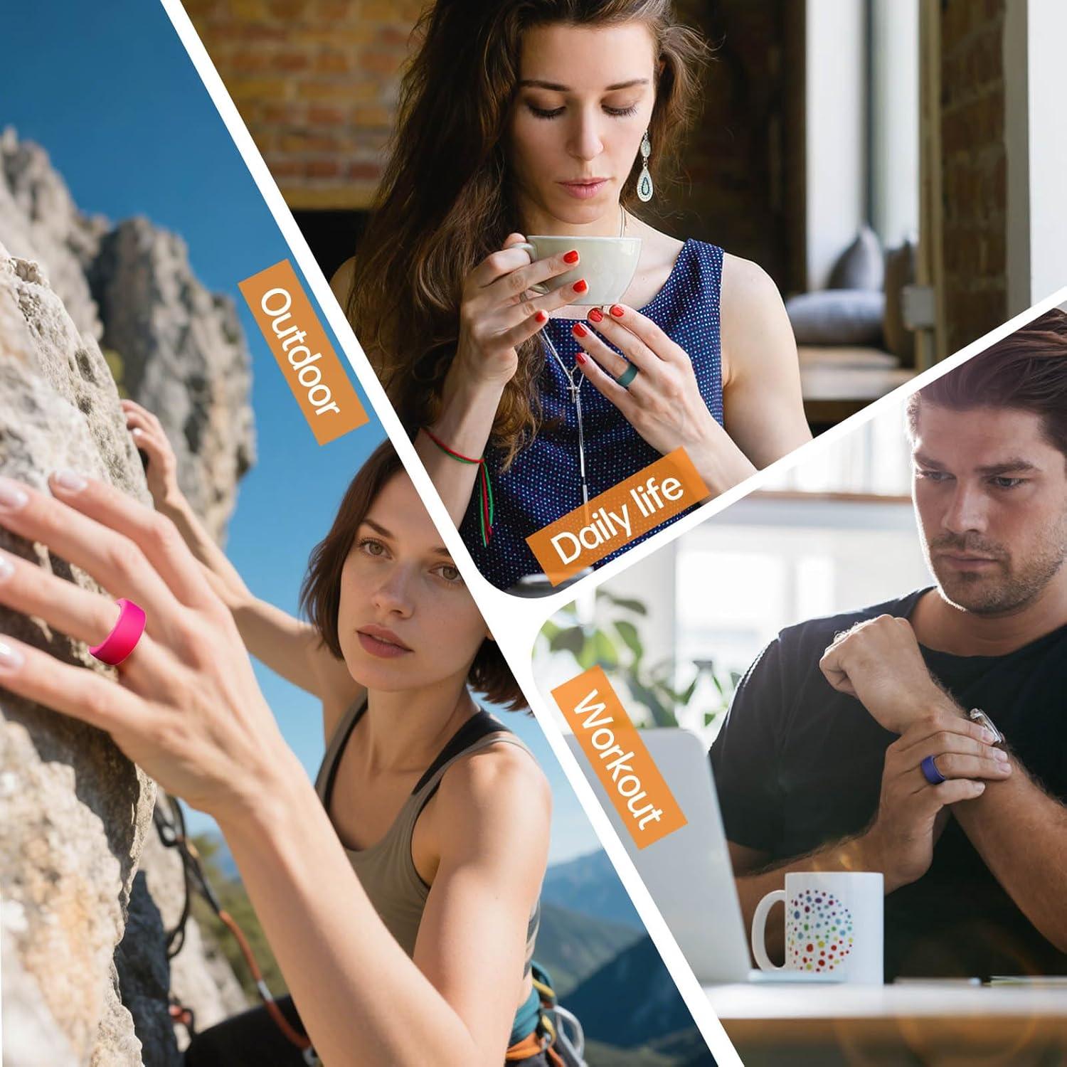 Funda de Silicona SUNDO para Anillo Oura Gen 3/4 y Samsung