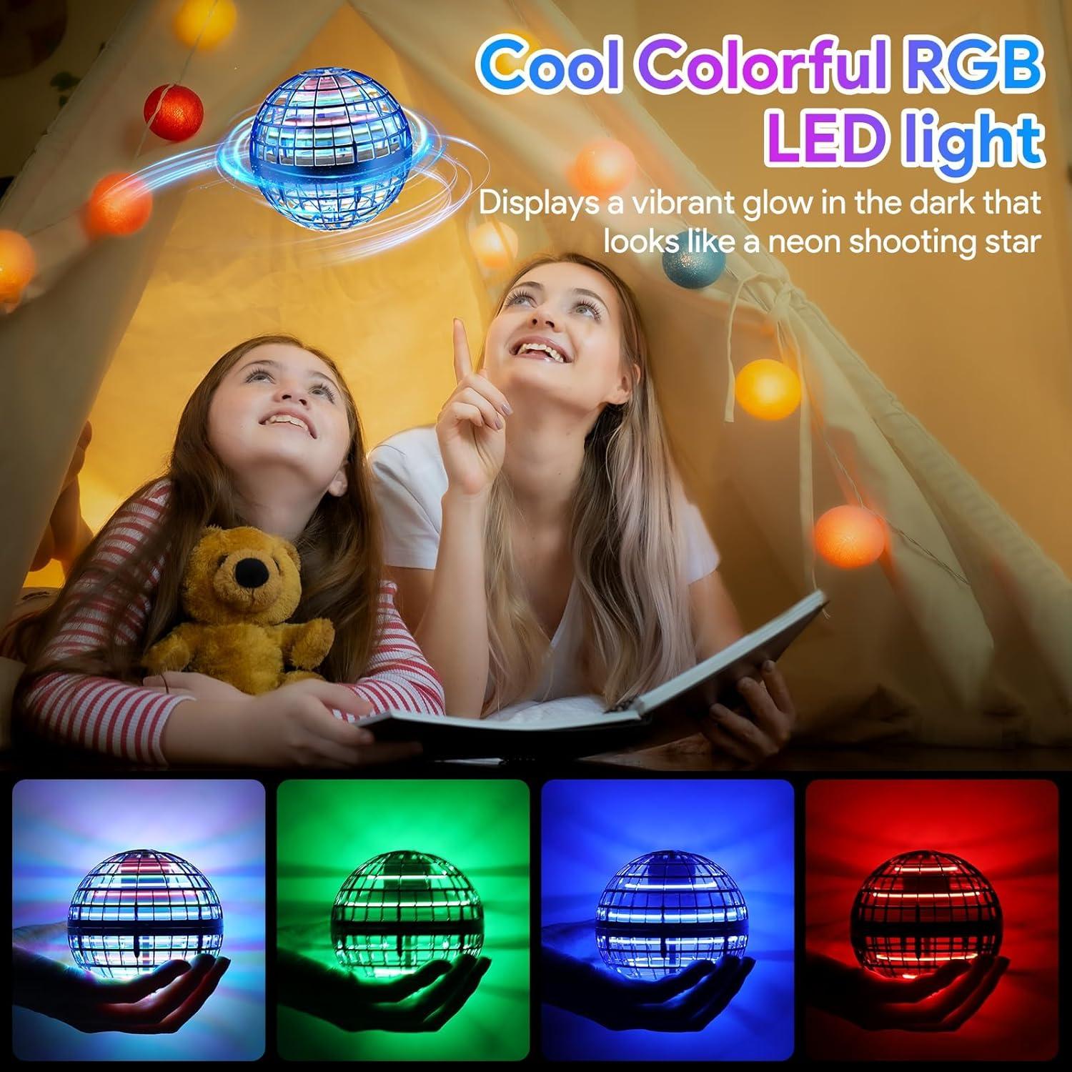 Bola Orbital Voladora ANOEPUY Azul 8.8 cm Control Remoto