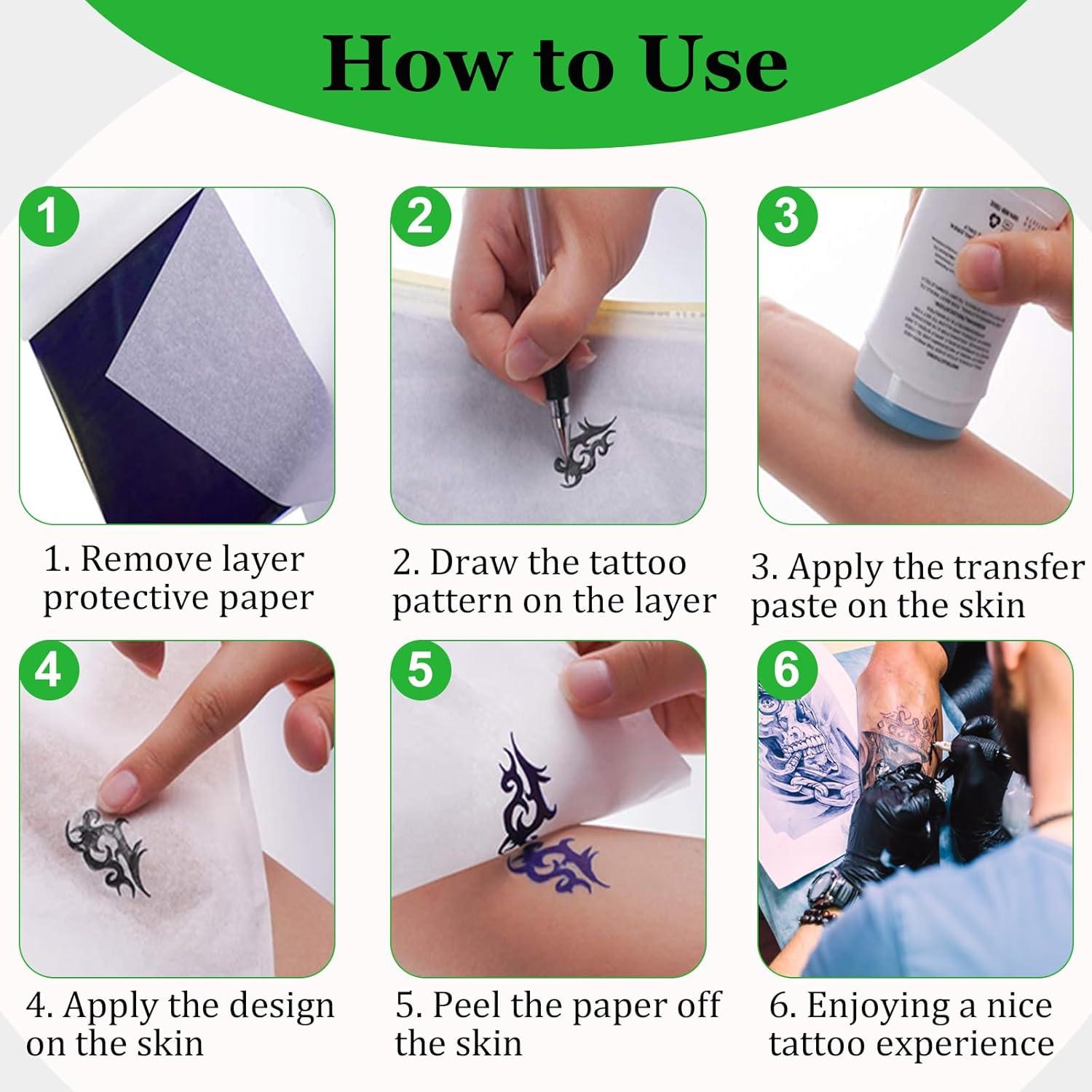 Papel de Transferencia para Tatuajes Jconly A4 50 Hojas