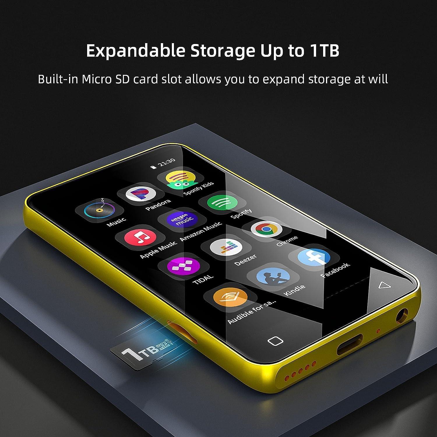 Reproductor MP3 Innioasis G1 80GB Bluetooth WiFi Pantalla 10.16cm