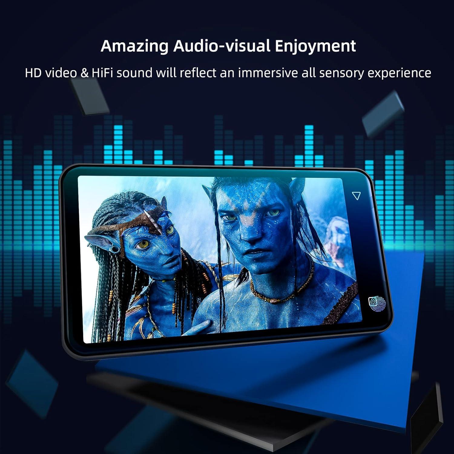 Reproductor MP3 Innioasis G1 80GB Bluetooth WiFi 4" Negro