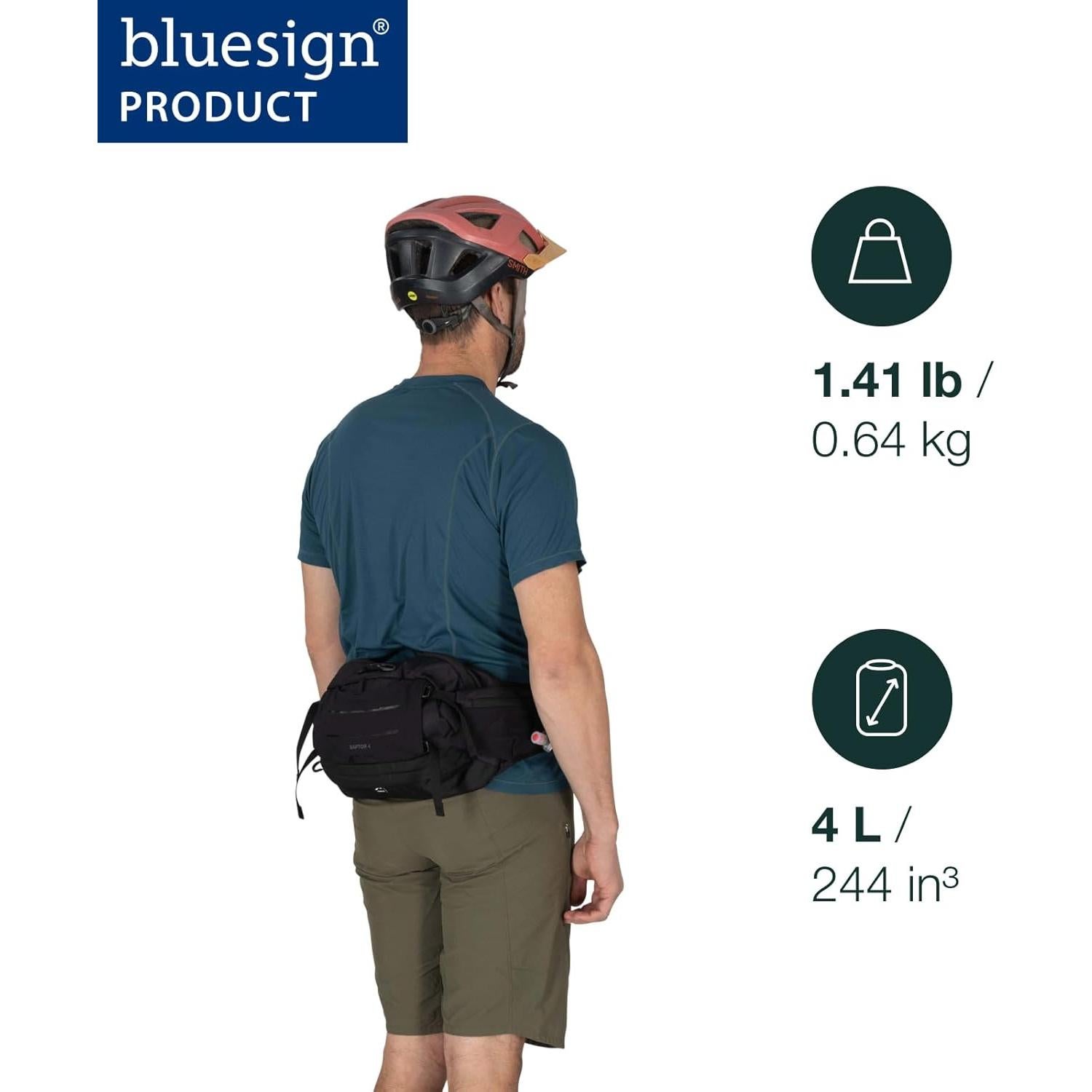 Mochila de Ciclismo Osprey Raptor 4L Hombre con Reservorio