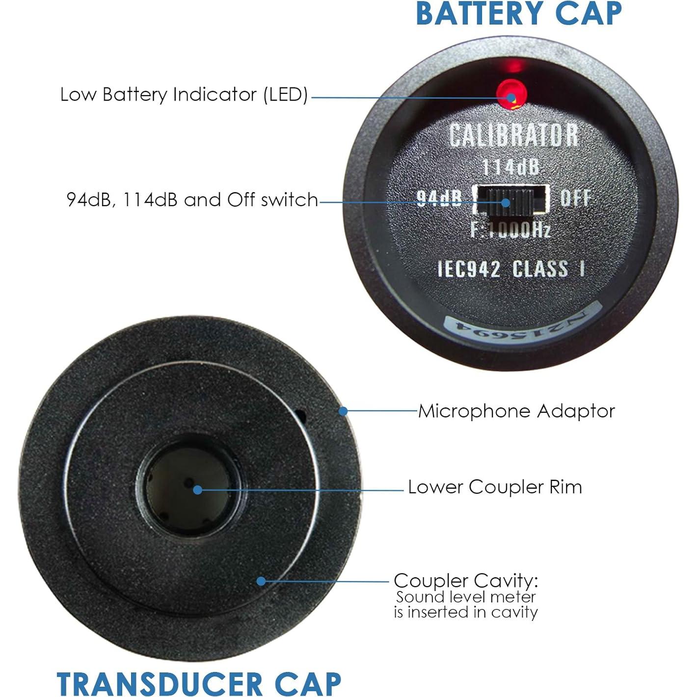 Calibrador de Sonido TekcoPlus SLM-111 94dB 114dB