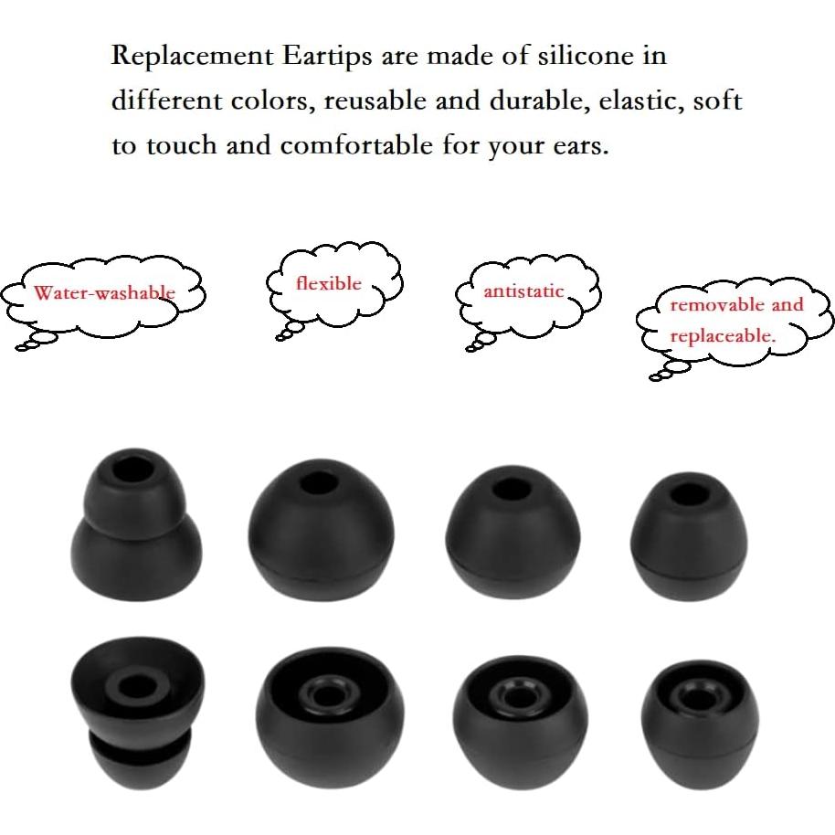 Set de Consejos de Silicona para Auriculares Beats - 8 Pares