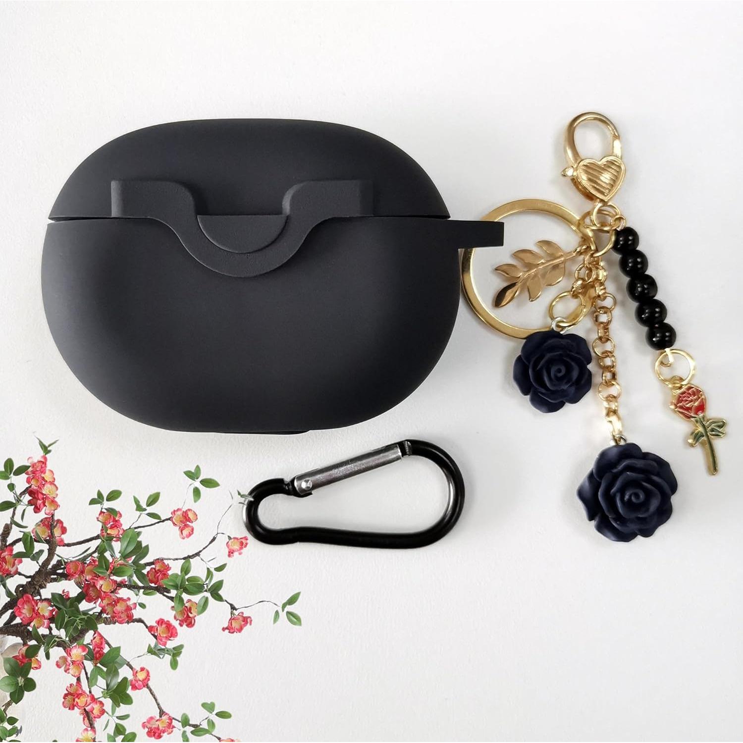 Funda de Silicona para Beats Studio Buds+ y Studio Buds 2021/2023 - Linda con Llavero