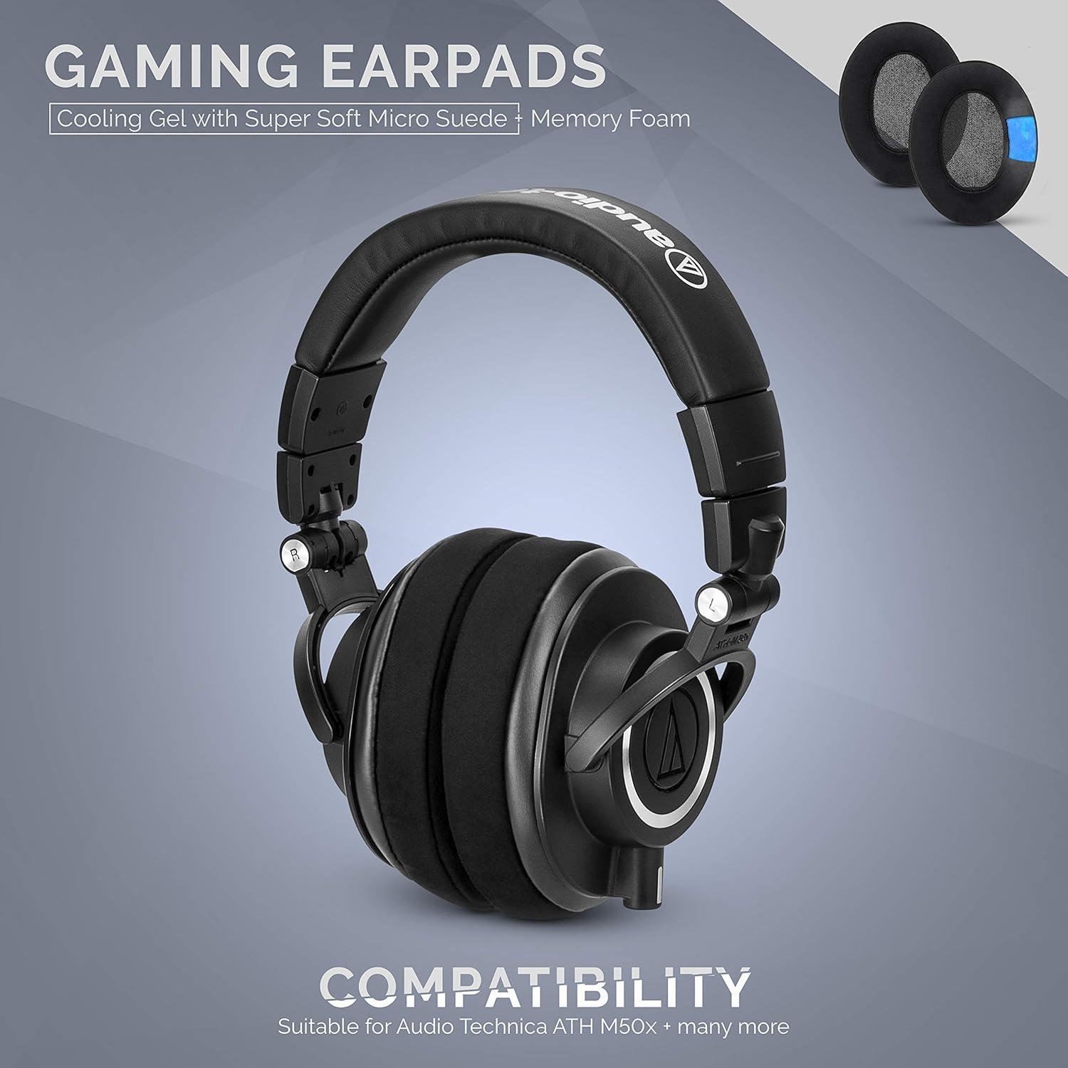 Almohadillas Brainwavz para Auriculares Gaming con Gel Refrigerante