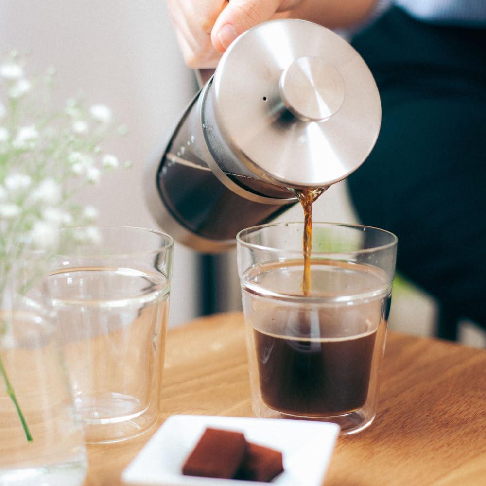 Prensa de Café HARIO THSV-4-HSV 600ml Acero Inoxidable