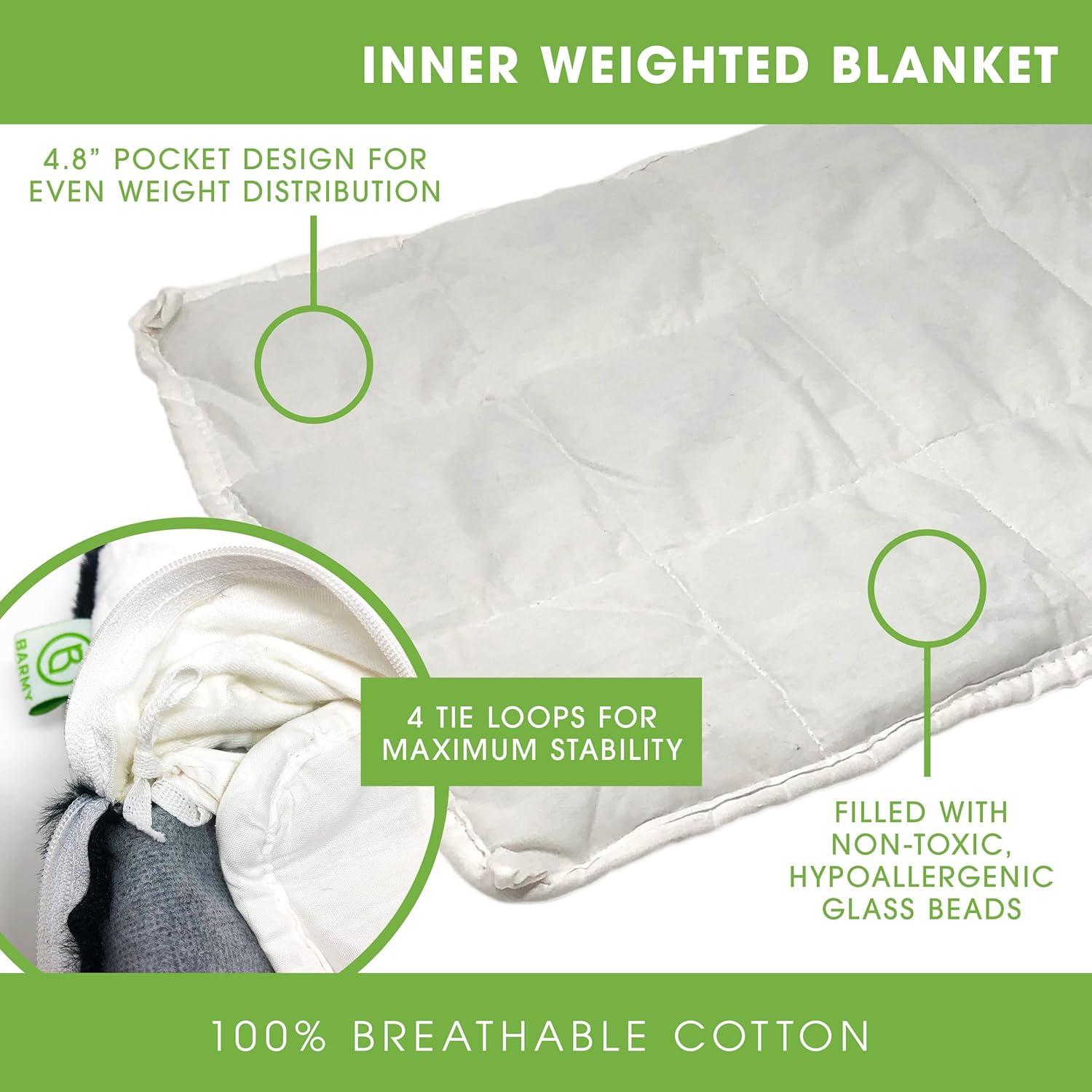 Almohadilla de Peso BARMY Perro 1.81kg 63.5x48.3cm Negra