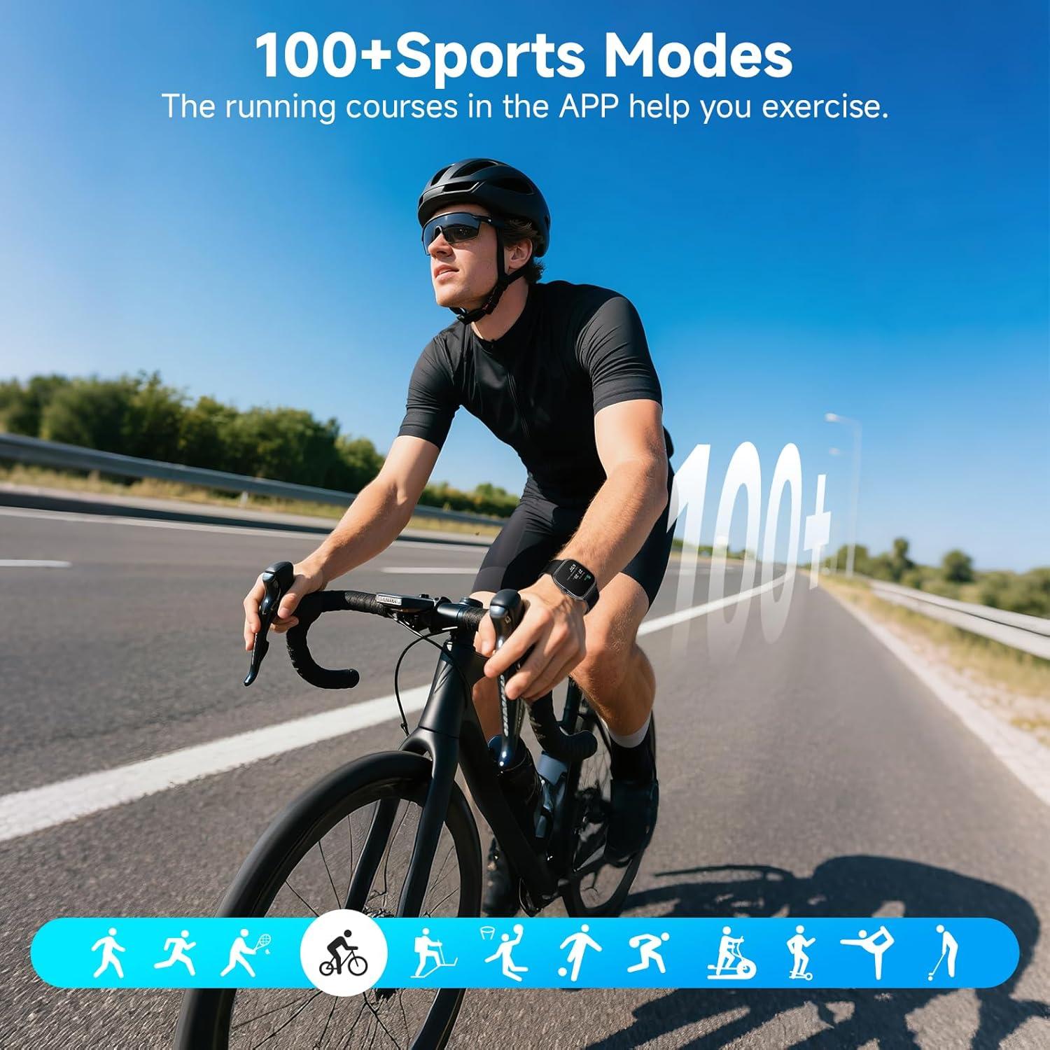 Reloj Inteligente SOUYIE AMOLED 1.85" Monitor de Fitness IP68