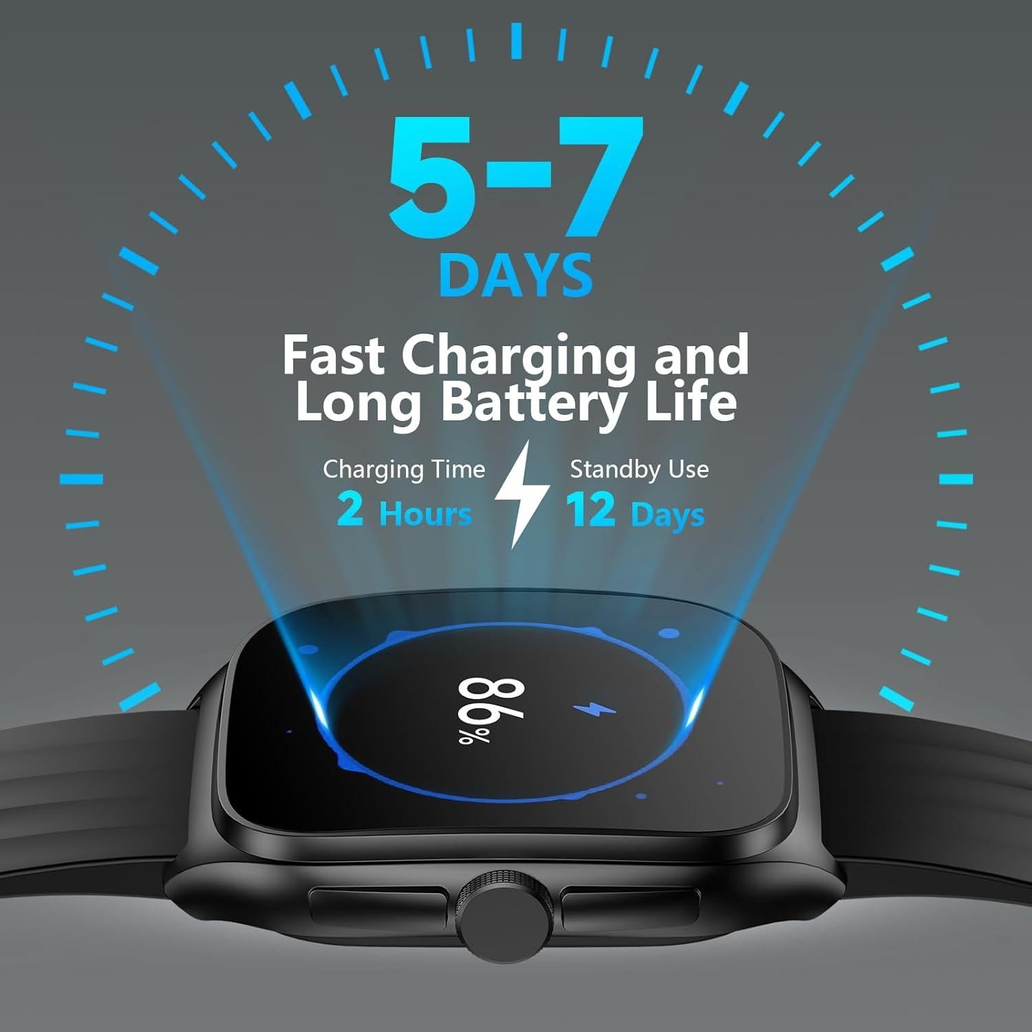 Reloj Inteligente SOUYIE AMOLED 1.85" Monitor de Fitness IP68