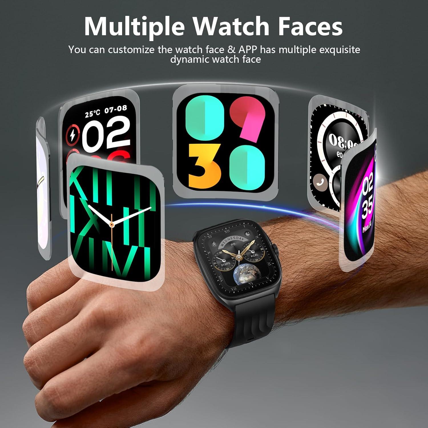 Reloj Inteligente SOUYIE AMOLED 1.85" Monitor de Fitness IP68